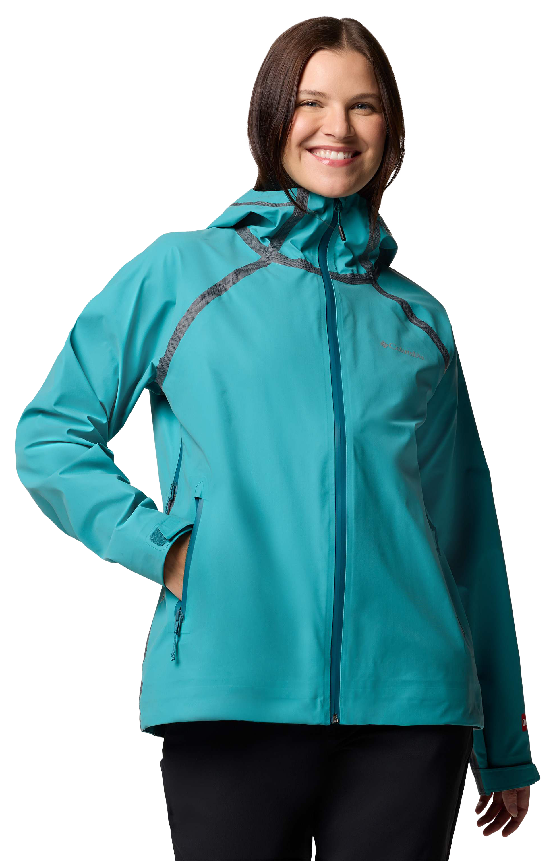 Image of Columbia Reign No Shine Jacket for Ladies - River Blue - XL