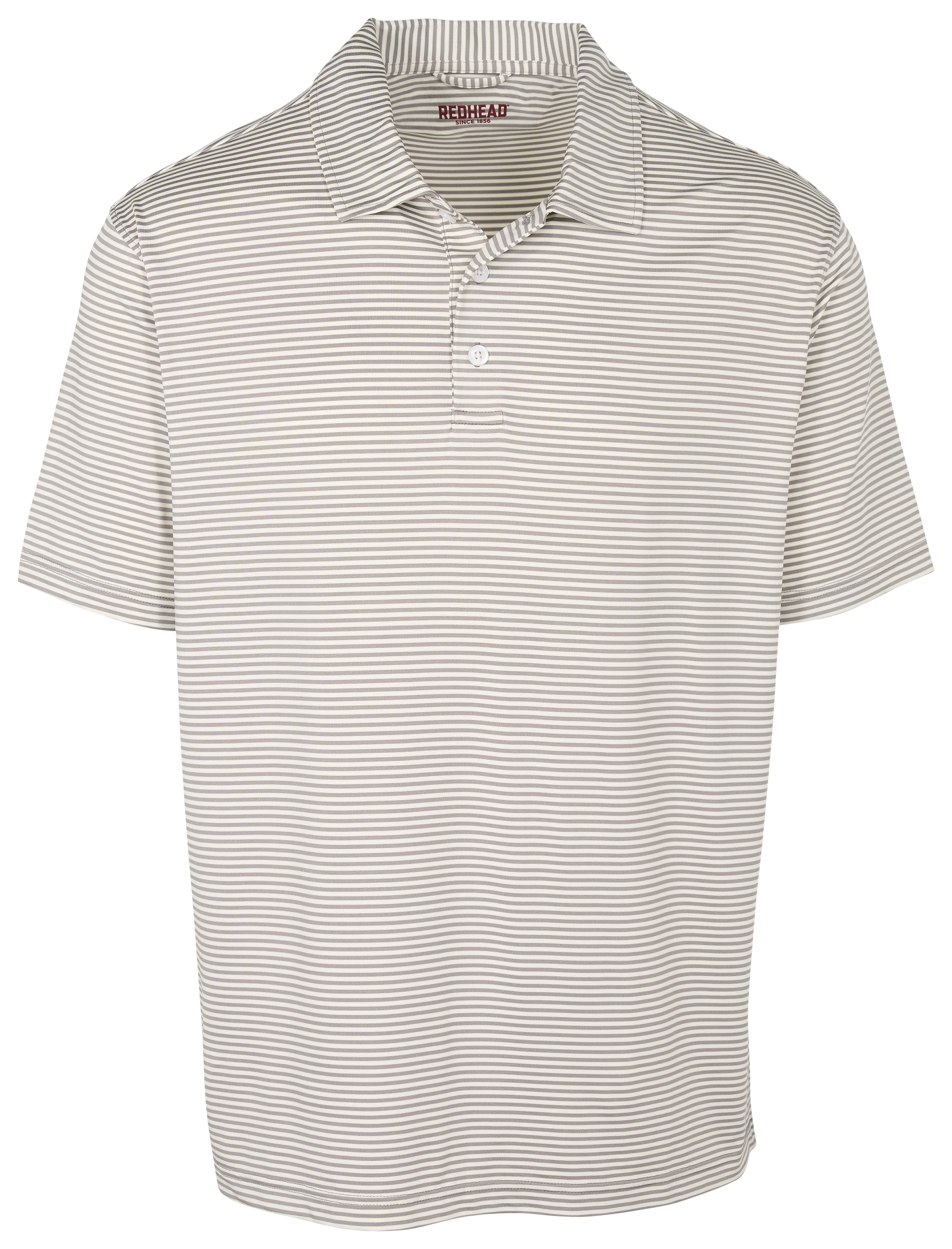 Image of RedHead Pine Creek Pinstripe Short-Sleeve Polo