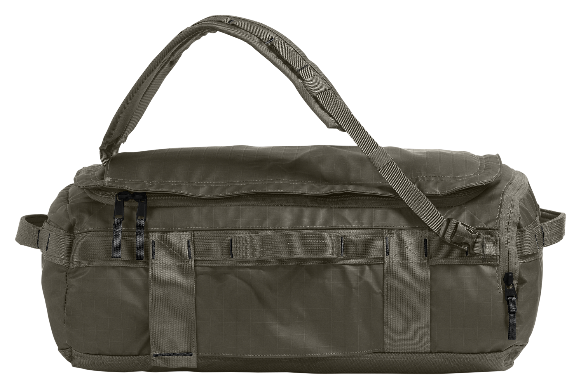 Image of The North Face Base Camp Voyager Duffel Bag - New Taupe Green/TNF Black - 32L