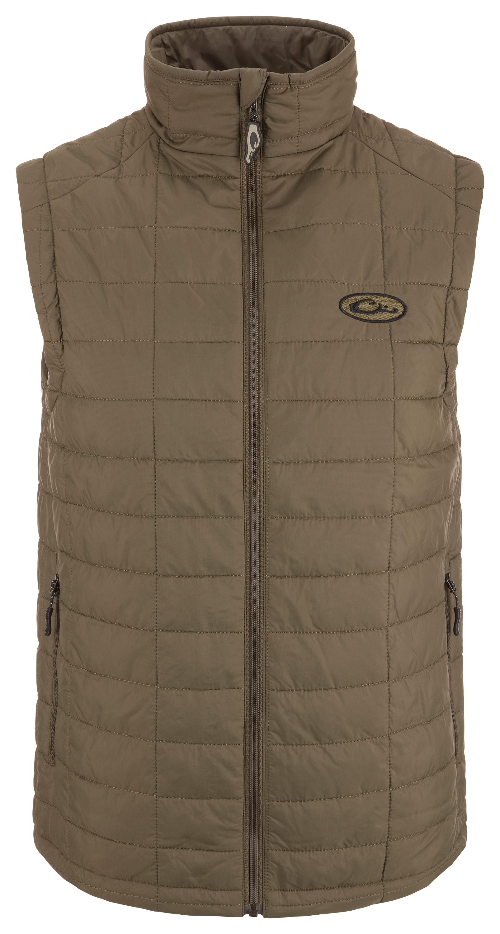 Image of Drake Waterfowl Lightweight Packable Vest - Kalamata Olive - 2XL