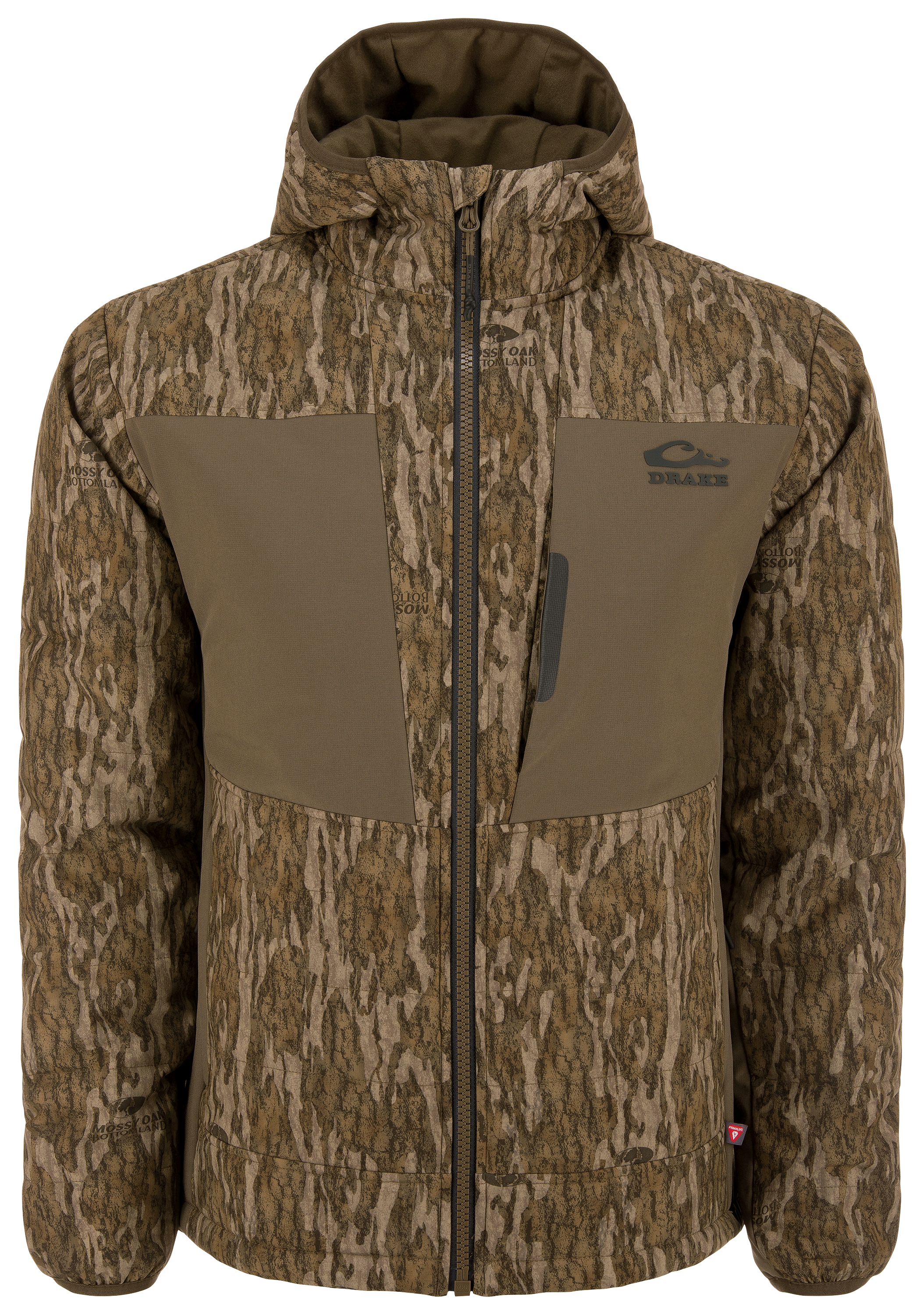 Image of Drake Waterfowl LST BMF Jacket with Primaloft Insulation for Men - Mossy Oak Bottomland - 3XL