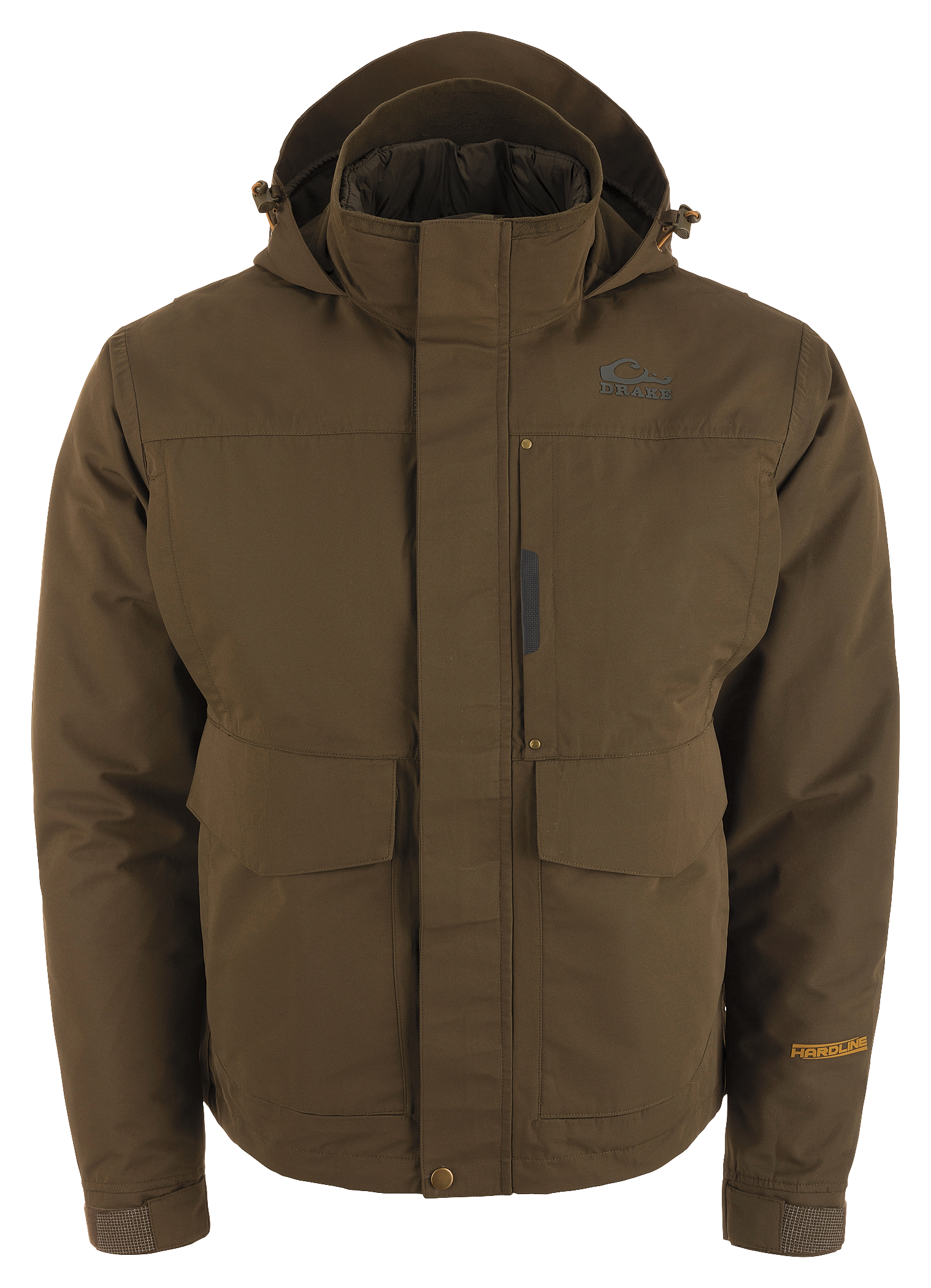 Image of Drake Waterfowl LST Hardline 3-in-1 Jacket for Men - Green Timber