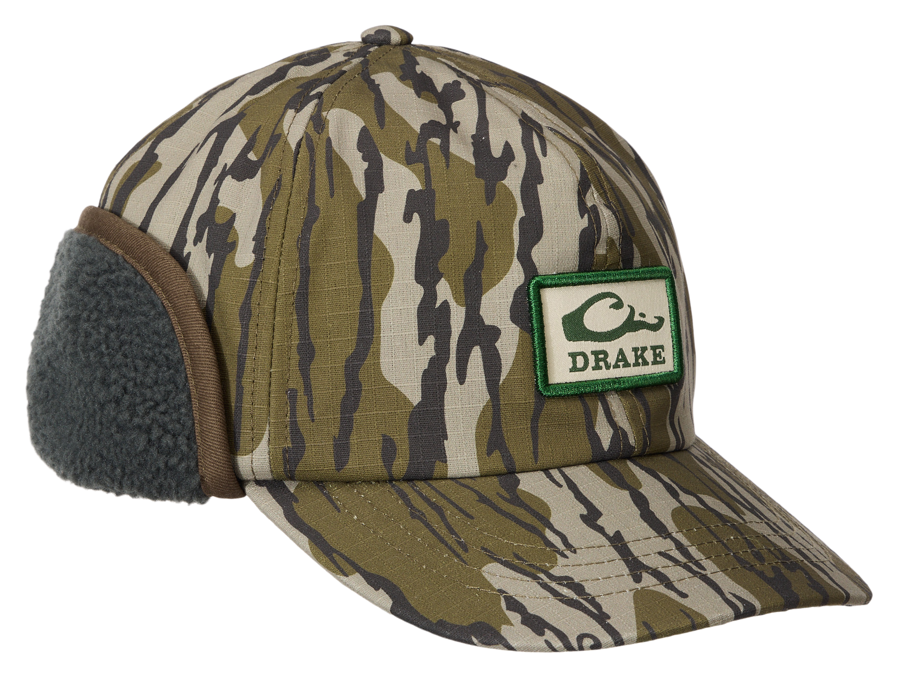 Image of Drake Waterfowl MST Flap Cap - Mossy Oak Bottomland