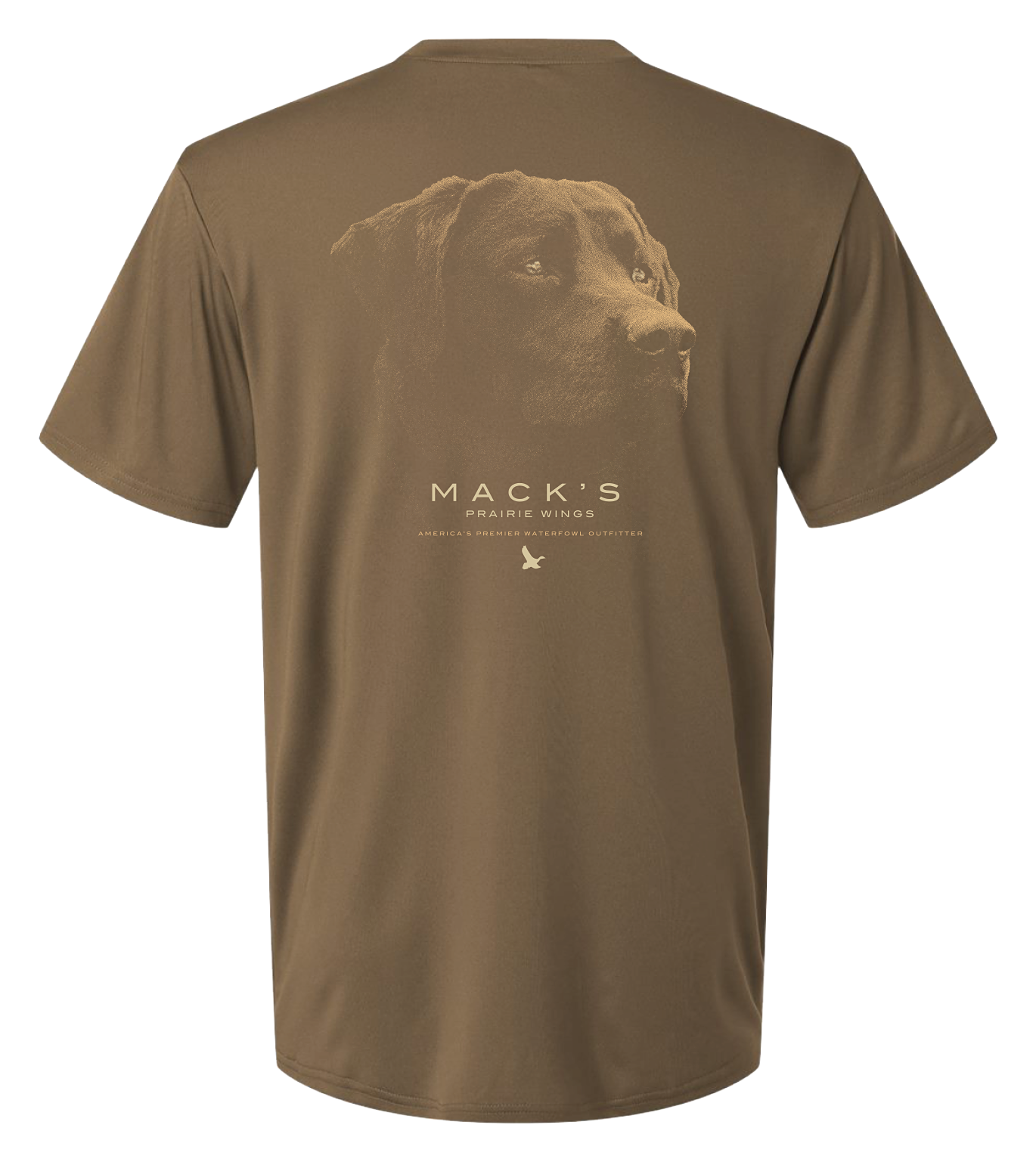 Image of Mack's Prairie Wings Faithful Short-Sleeve T-Shirt for Men - Cigar - 2XL