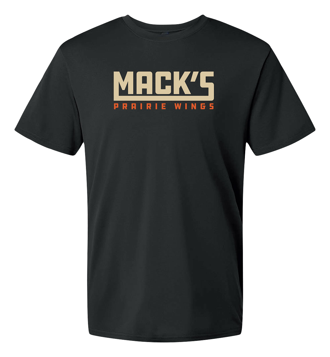 Image of Mack's Prairie Wings Performance Short-Sleeve T-Shirt - Black - 3XL