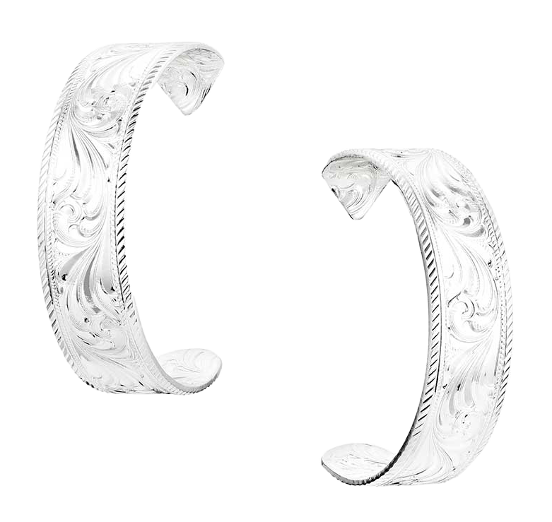 Image of Montana Silversmiths Out West Hoop Earrings