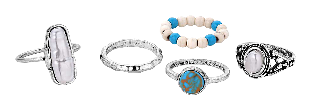 Image of Montana Silversmiths Ivory Skies Ring Set