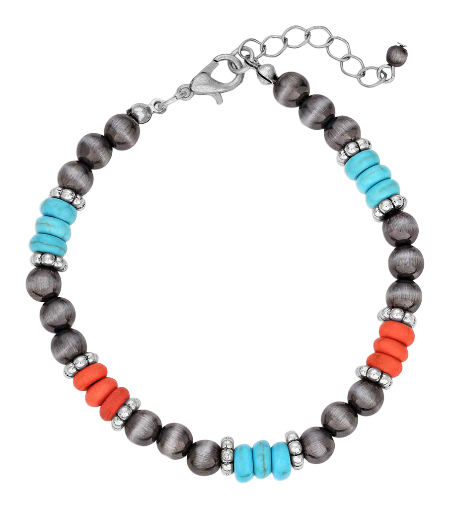 Image of Montana Silversmiths The Badlands Beaded Bracelet