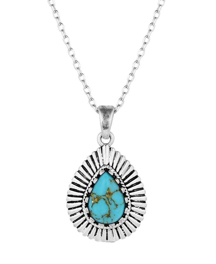 Image of Montana Silversmiths Turquoise Sunrise Necklace
