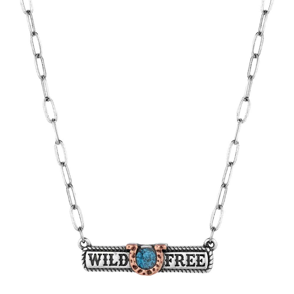 Image of Montana Silversmiths Wild And Free Bar Necklace