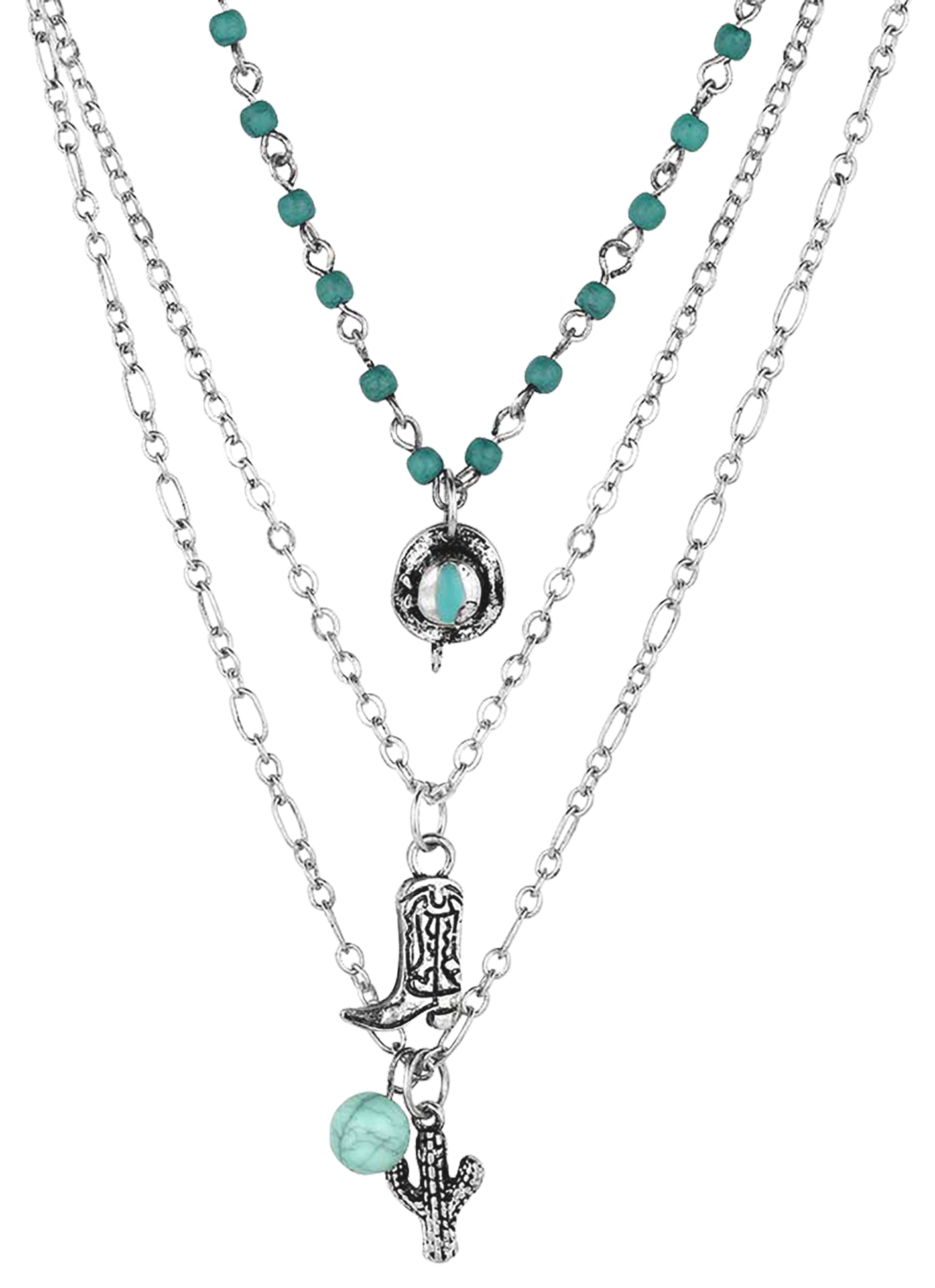 Image of Montana Silversmiths Layers of the West Necklace