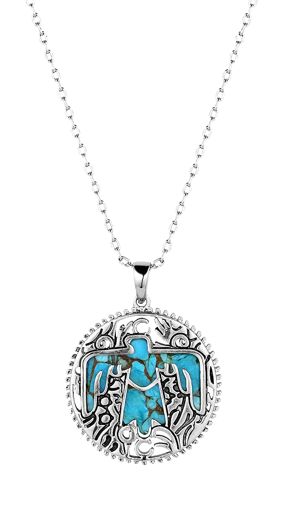Image of Montana Silversmiths Strength Of The Thunderbird Necklace