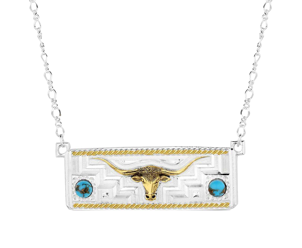 Image of Montana Silversmiths Longhorn Trails Necklace