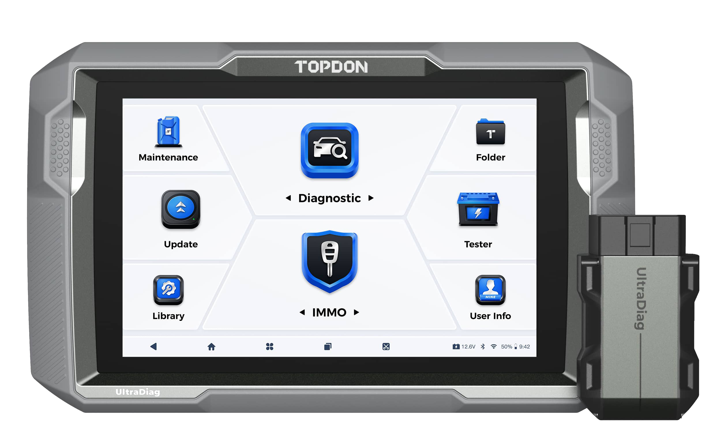 Topdon UltraDiag 8" Scan Tool and Key Programming Device