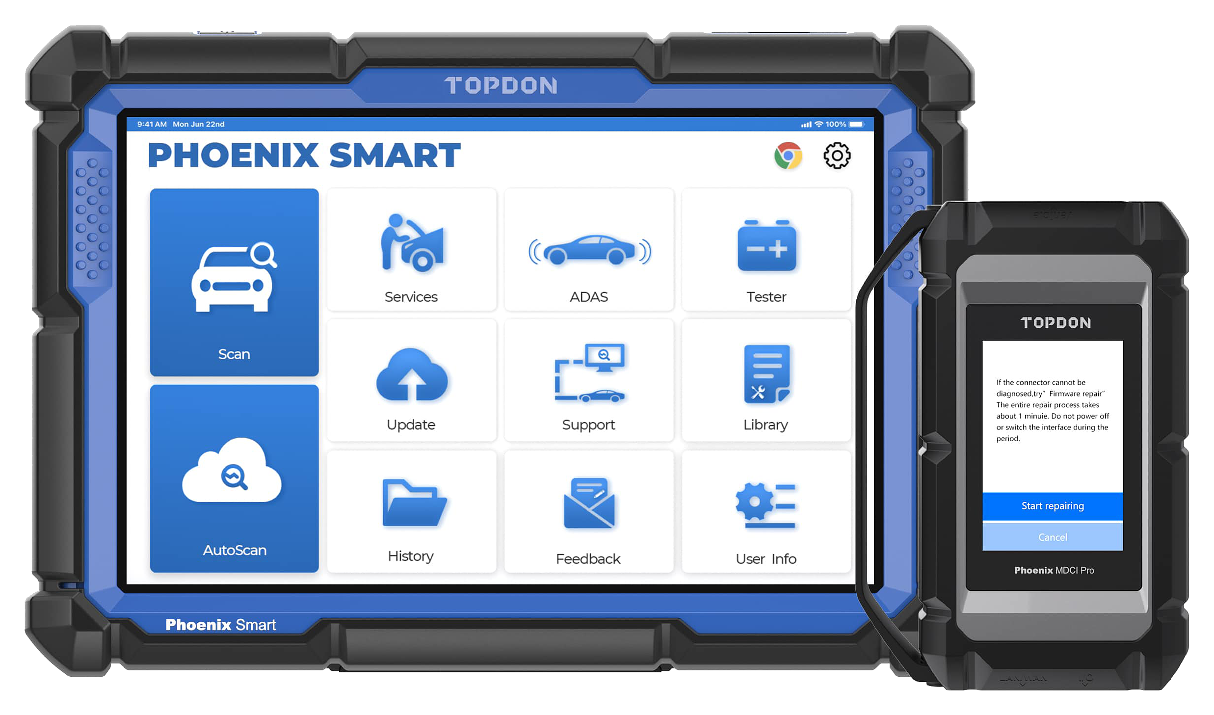 Topdon Phoenix Smart 10.1" OE-Level Scan Tool