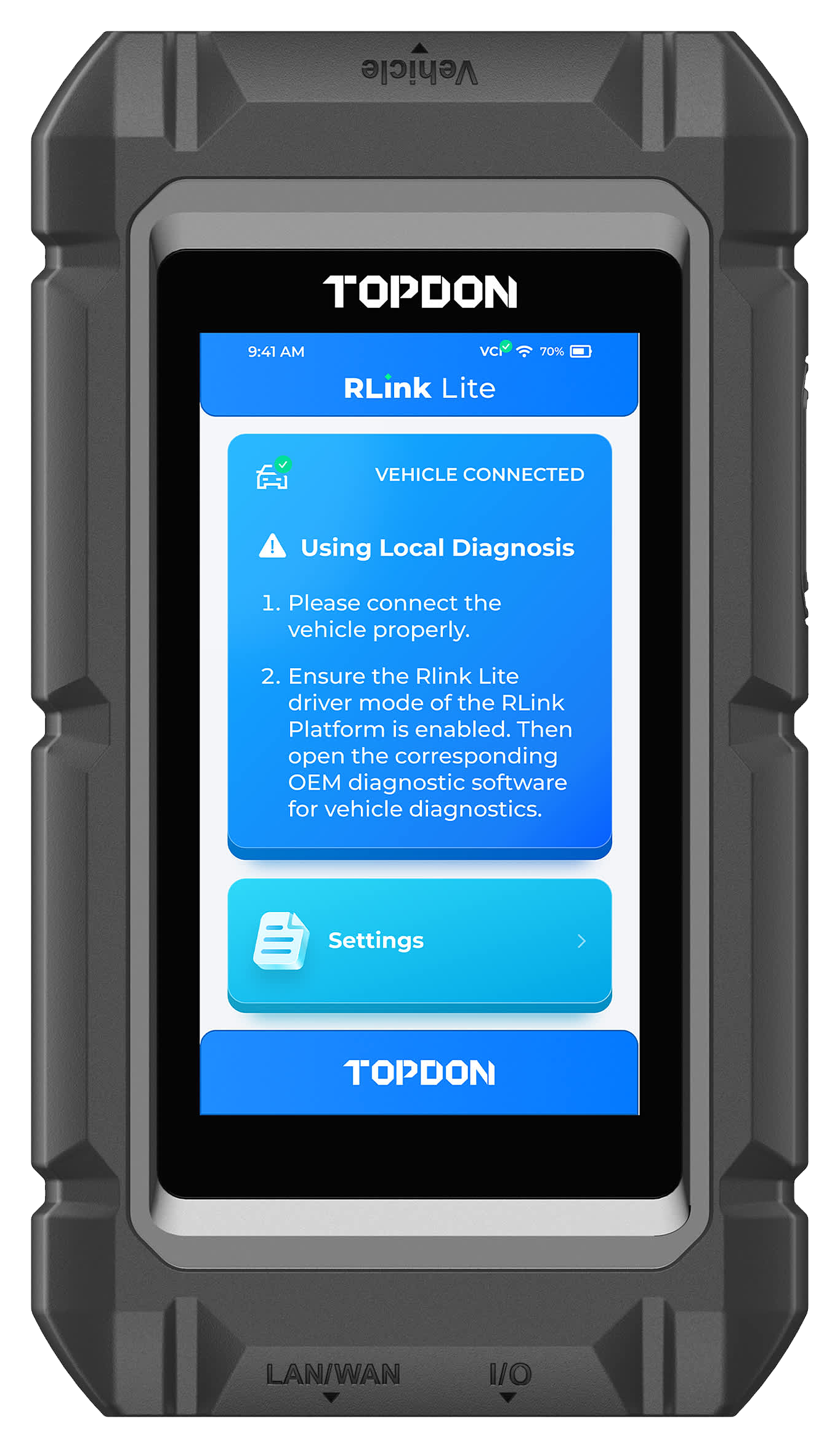 Topdon RLink Lite J2534-Compliant Passthrough Programmer