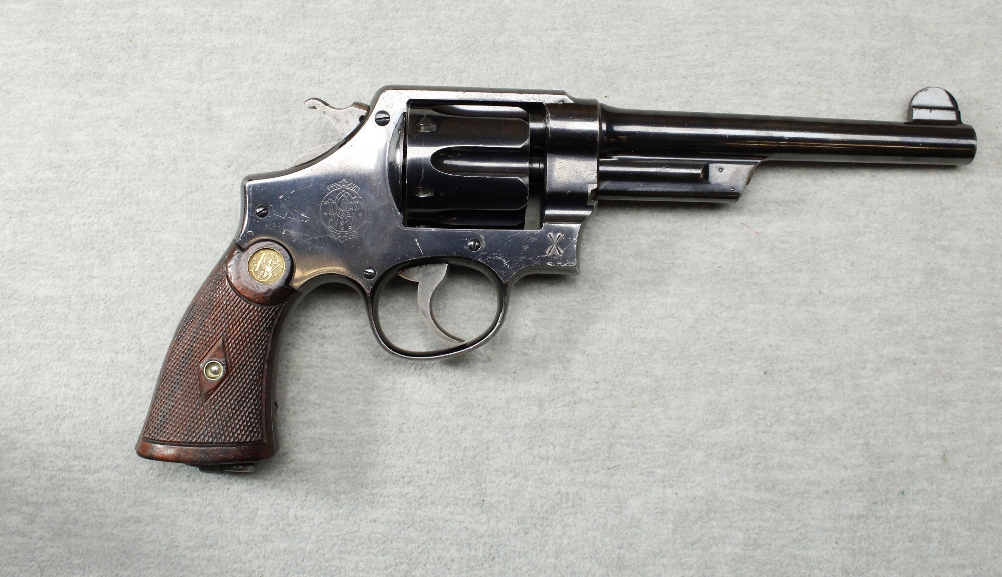 Image of Smith & Wesson ~ Early British Triple-Lock ~ .455 Webley