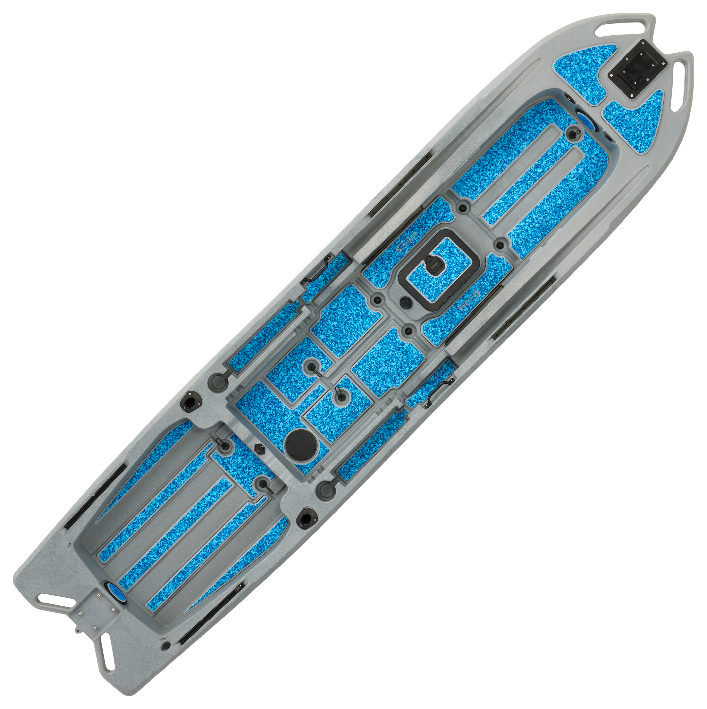 Image of SeaDek 6mm Flooring Kit for the Ascend 133x Tournament Kayak - Aqua Camo/Black