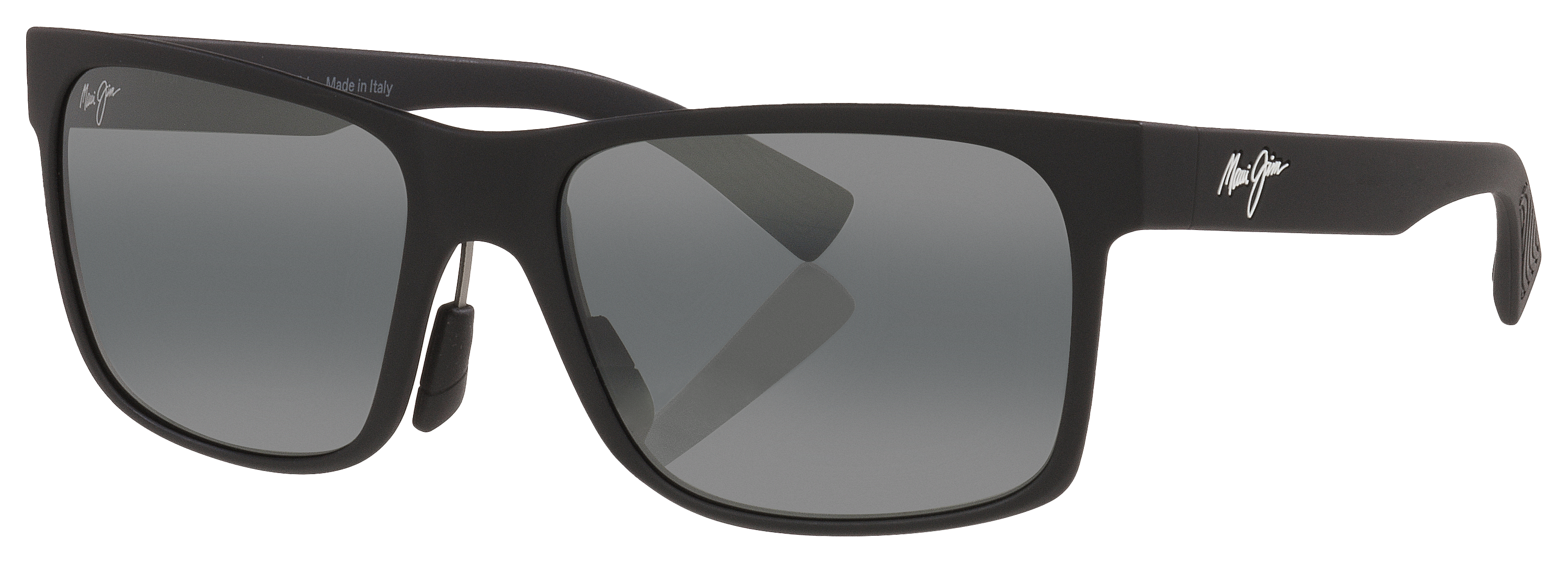 Image of Maui Jim Ho'opili Glass Polarized Sunglasses - Matte Black/Neutral Gray