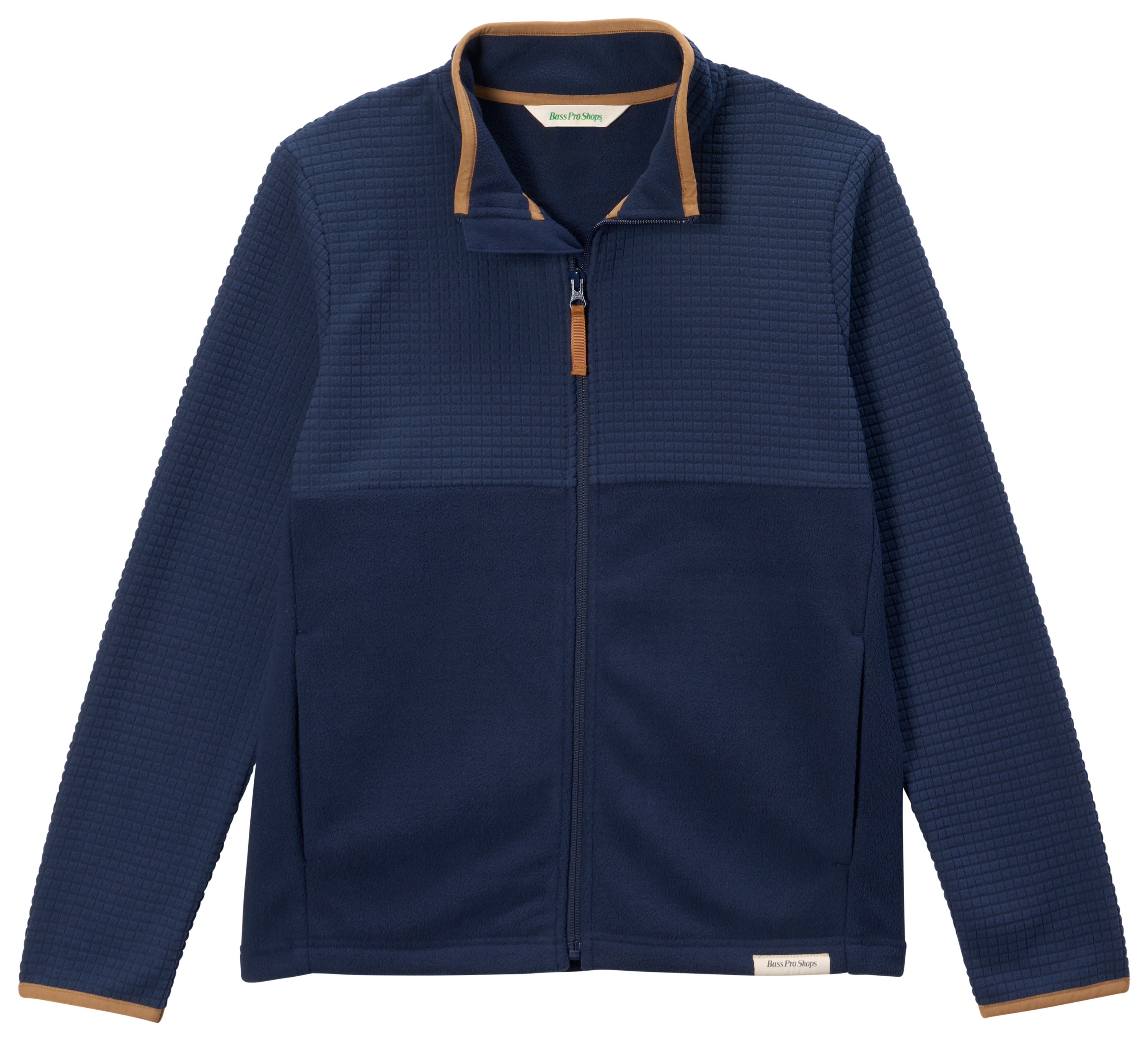 Image of Bass Pro Shops Fleece Jacket for Kids - Navy - M