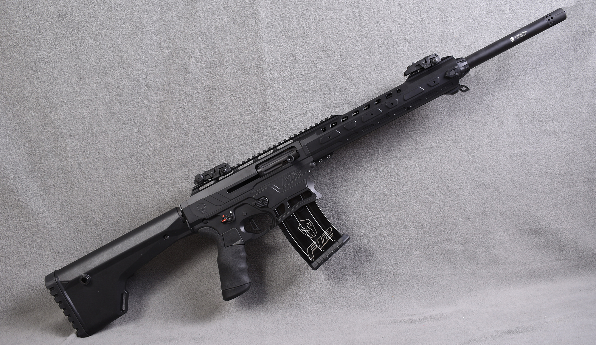 Image of Typhoon Defense ~ F12 Classic Black ~ 12 Gauge