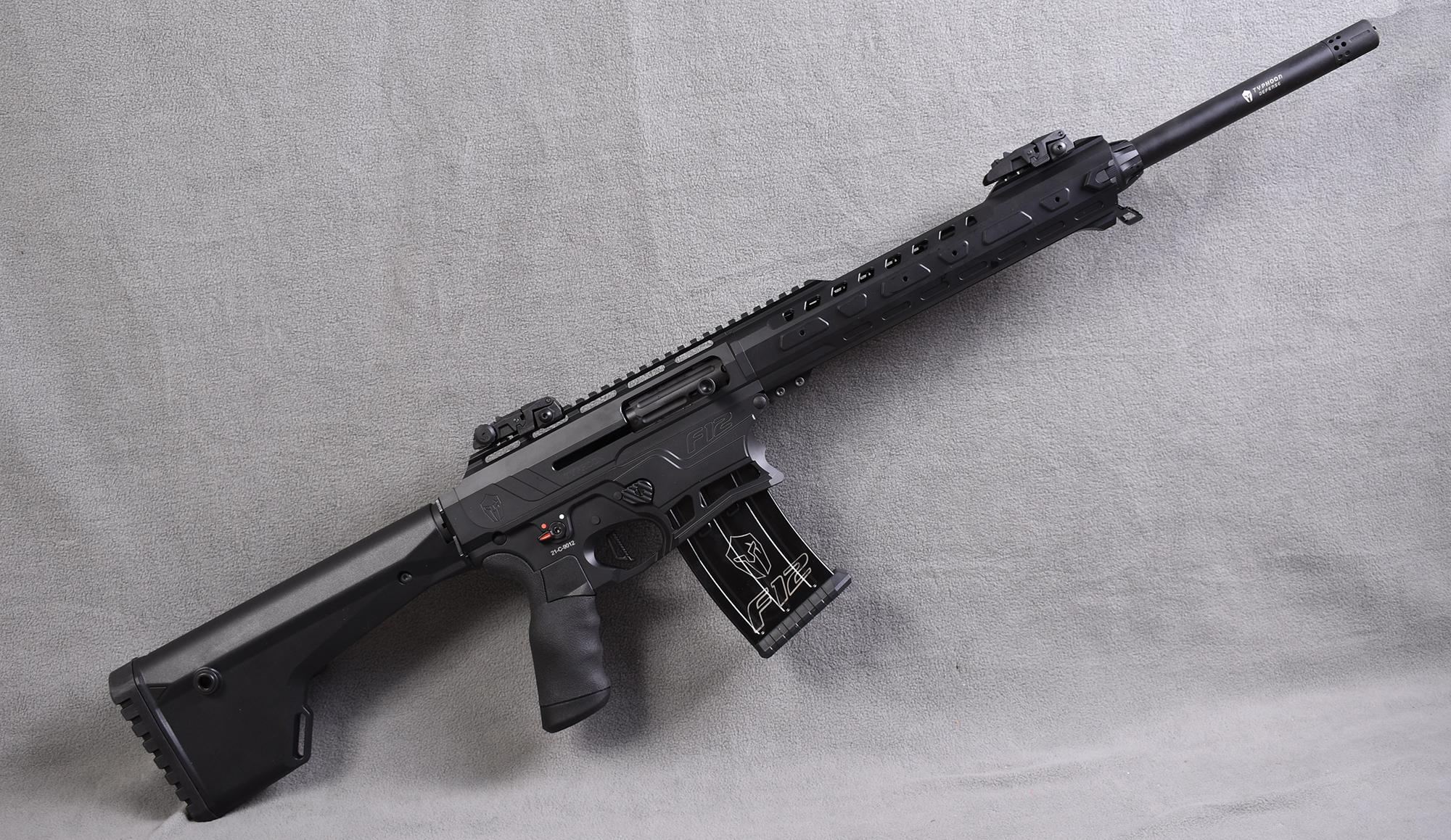 Image of Typhoon Defense ~ F12 Classic Black ~ 12 Gauge