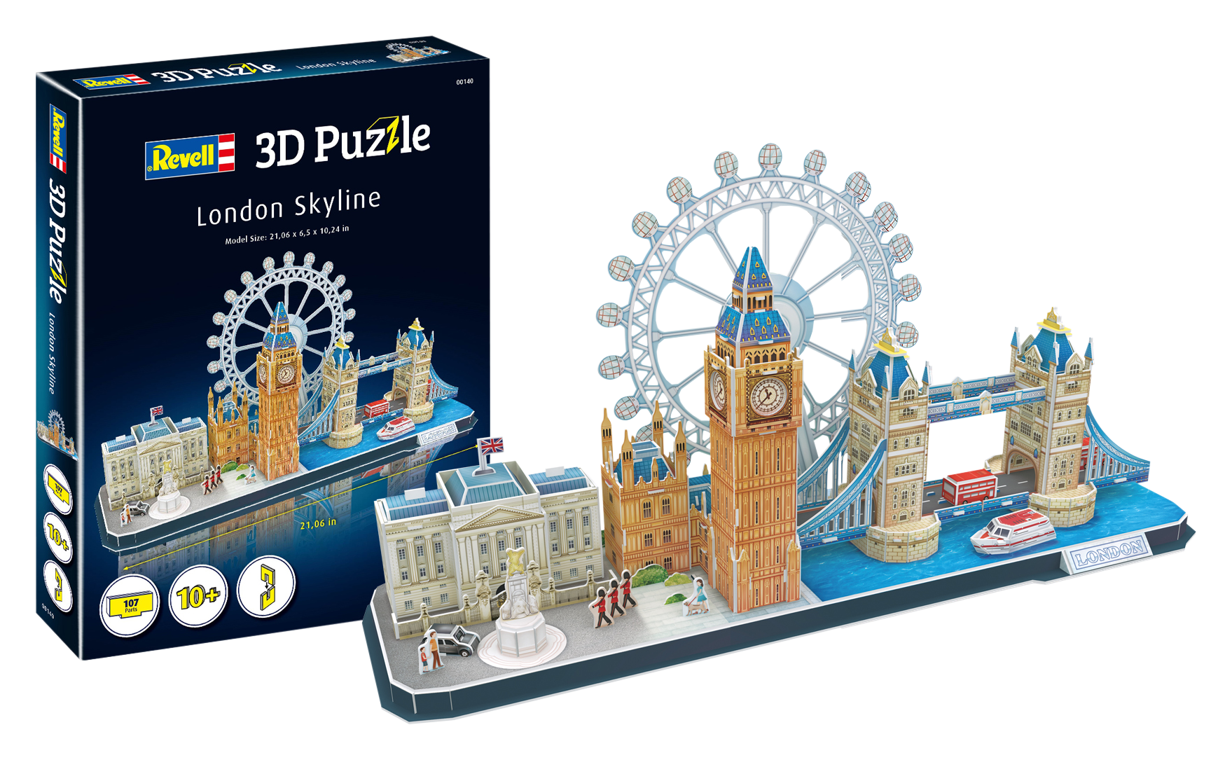 Image of Carrera Revell London Skyline 107-Piece 3D Puzzle