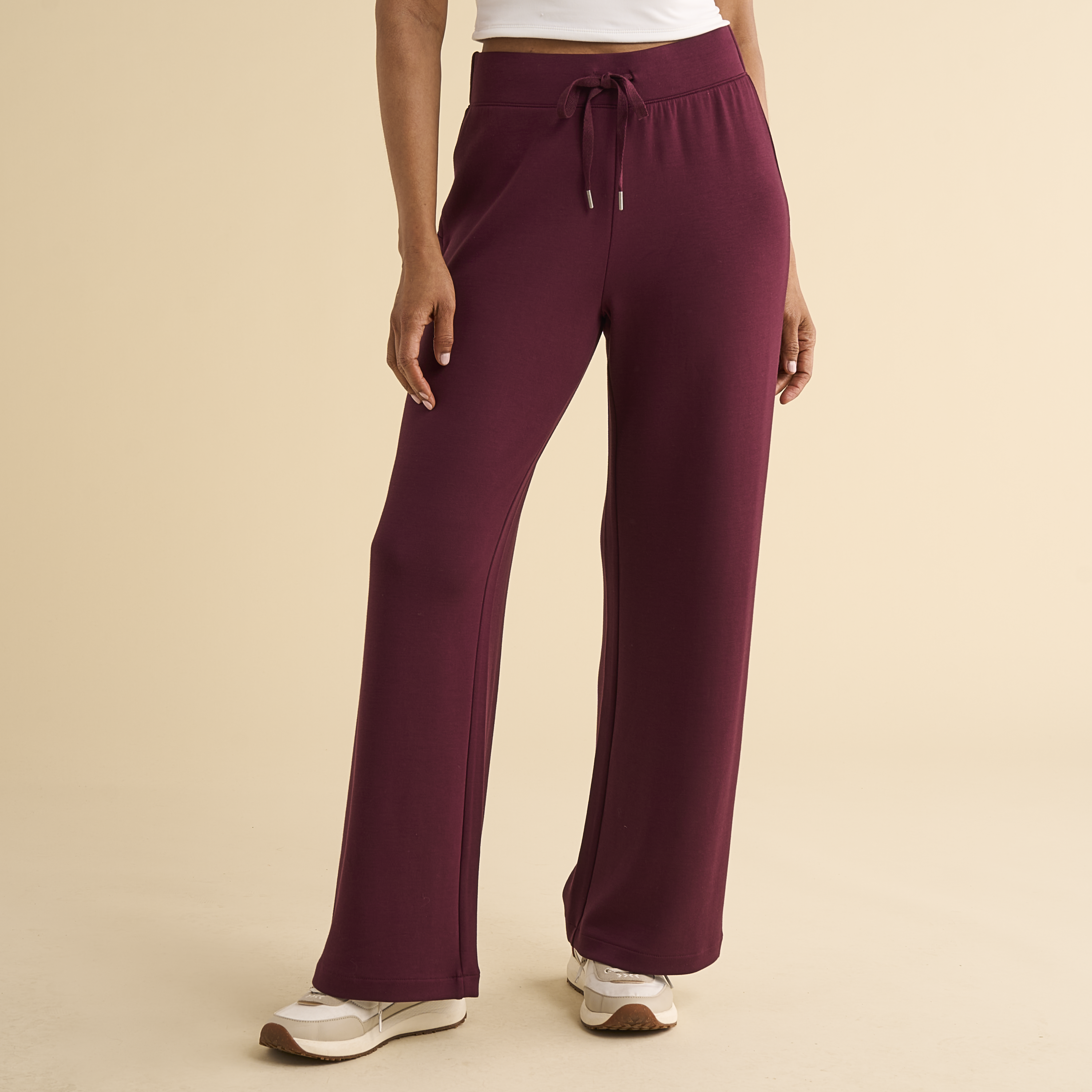 Image of Natural Reflections Soft Haven Wide-Leg Pants - Fig