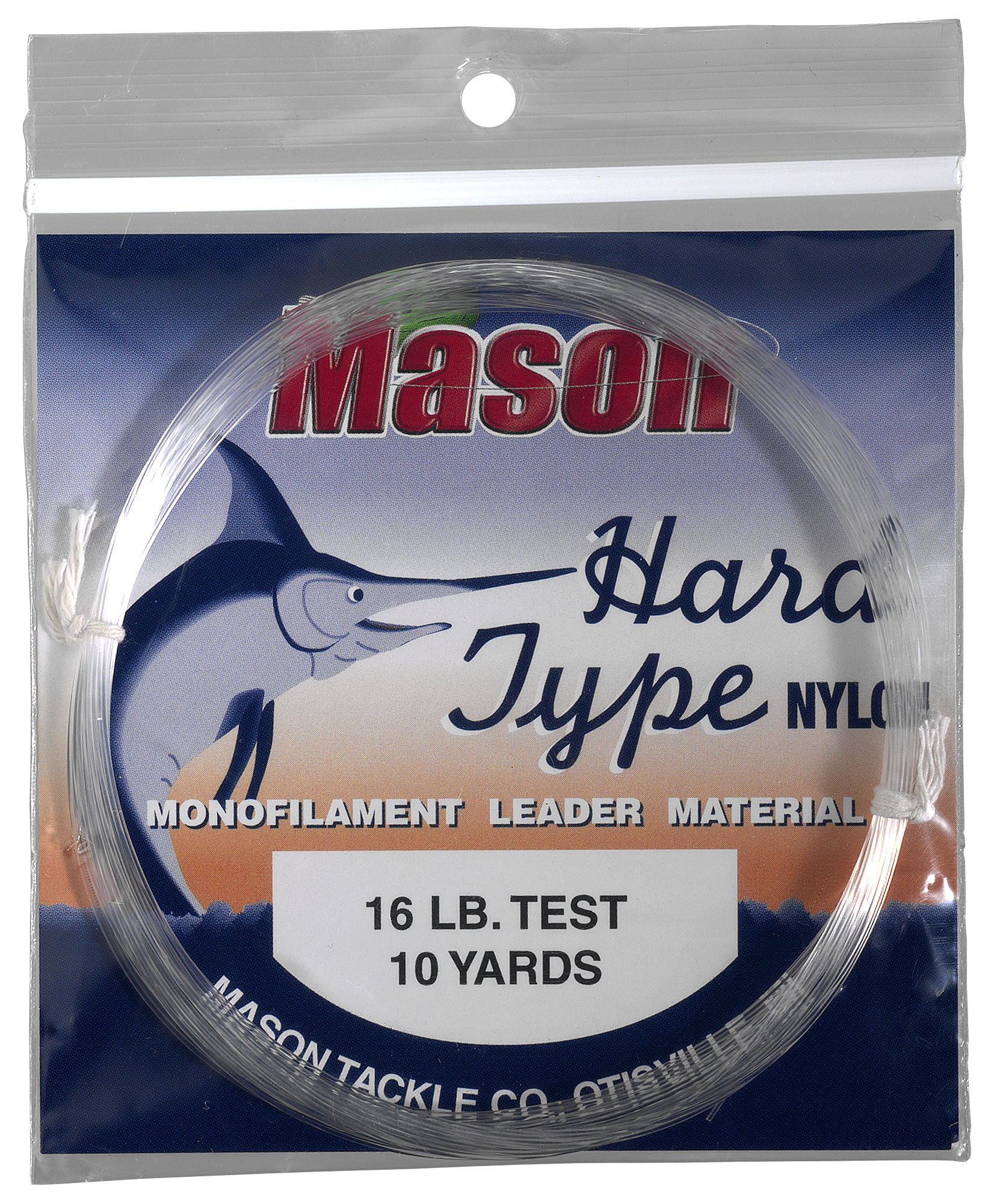 Mason Hard Mono Leader 10-Yard Coil - 16 lb.