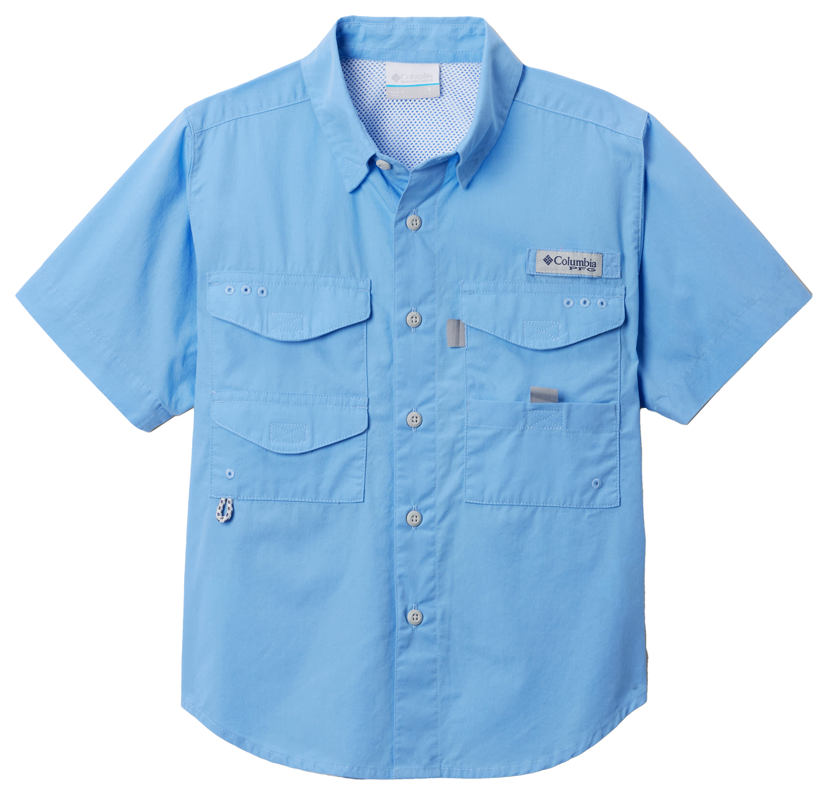 Image of Columbia Bonehead Short-Sleeve Shirt for Kids - White Cap