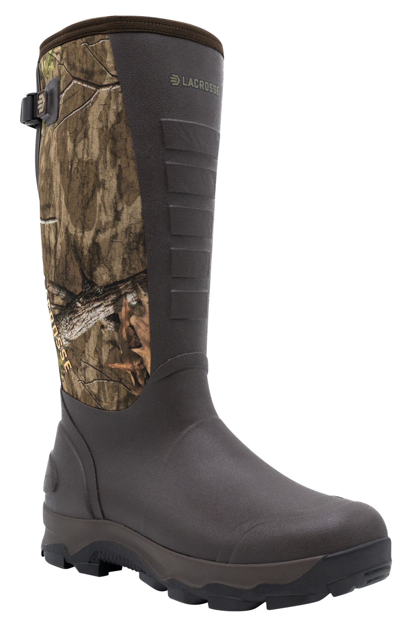 LaCrosse Alpha Lite II Waterproof Rubber Boots for Men - Mossy Oak Country Roots - 6M