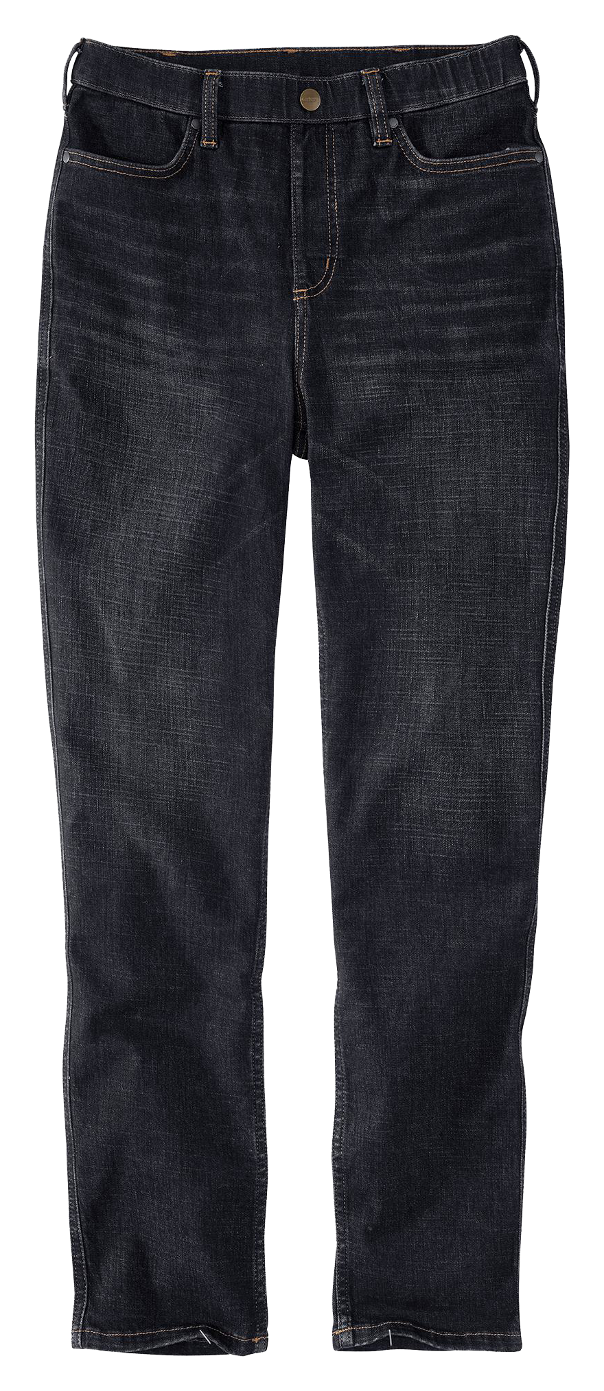 Image of Carhartt Mason Pull-On Stretch Denim Jeans for Ladies - Downpour