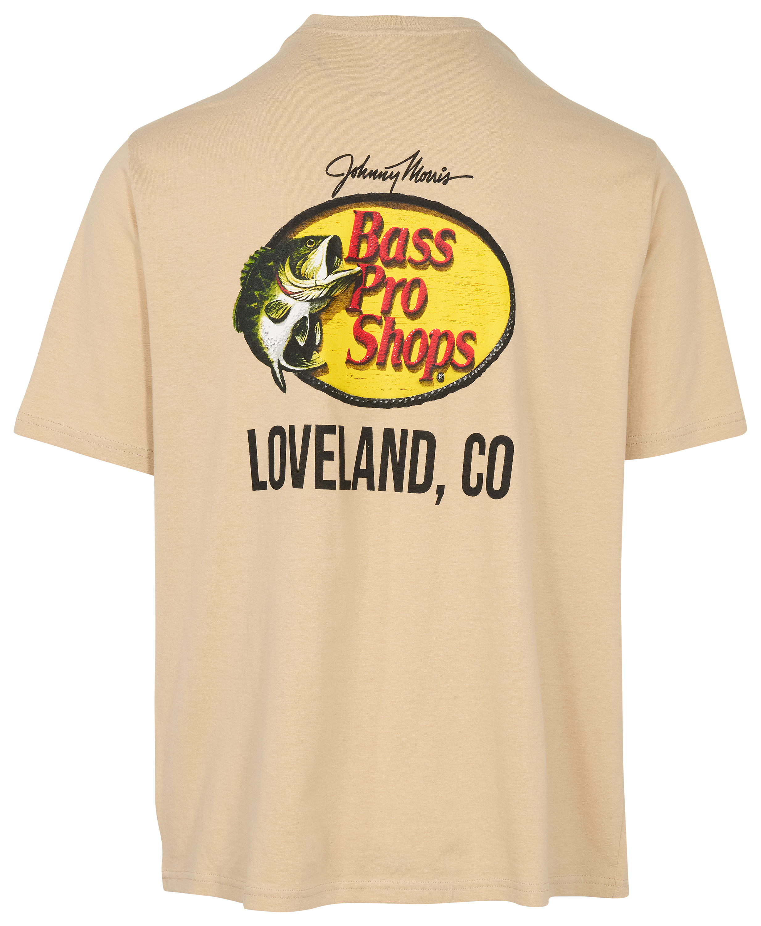 Image of Bass Pro Shops Loveland Woodcut Short-Sleeve T-Shirt - Sand