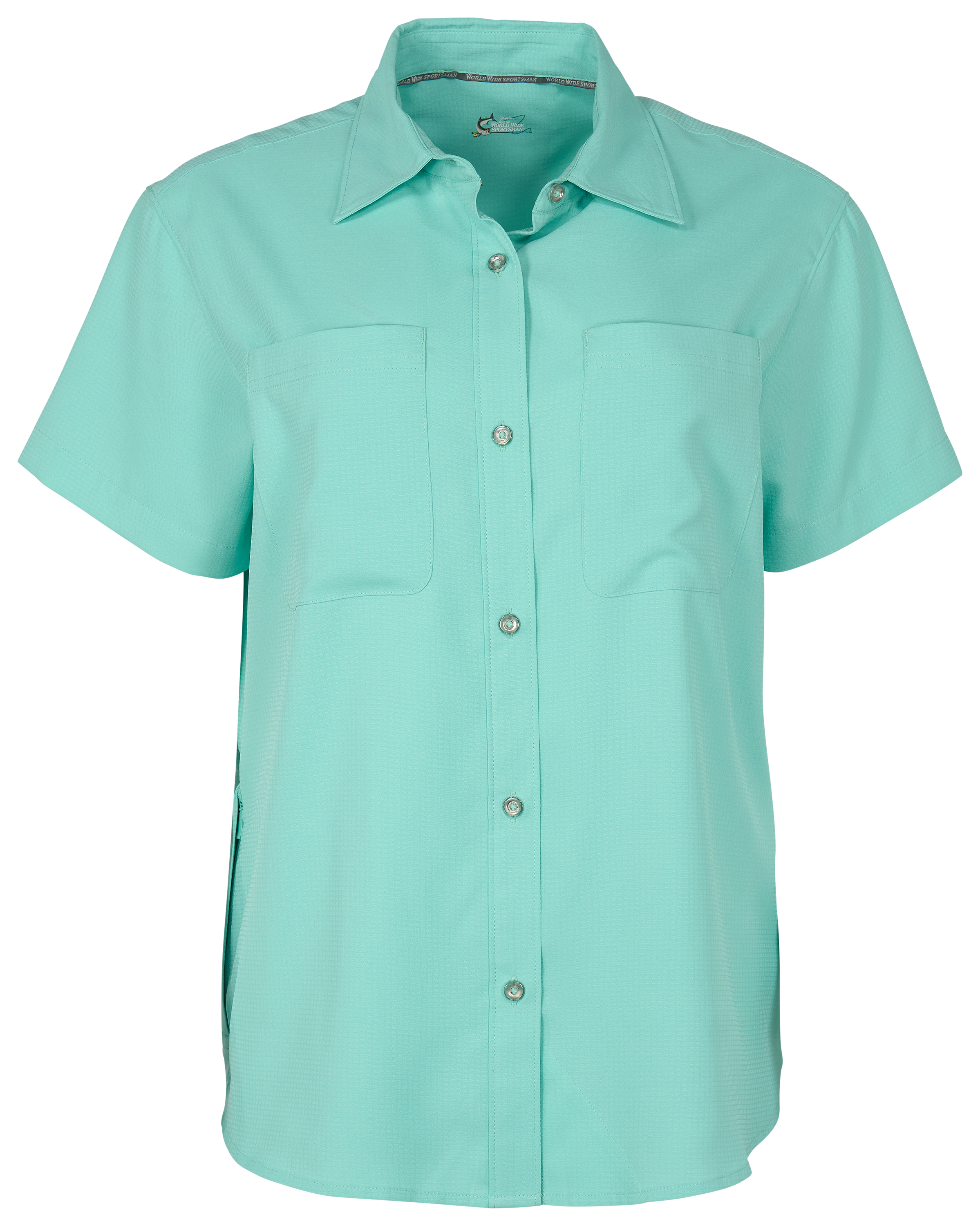 Image of World Wide Sportsman Marina 2-Pocket Short-Sleeve Shirt - Cool Caribbean