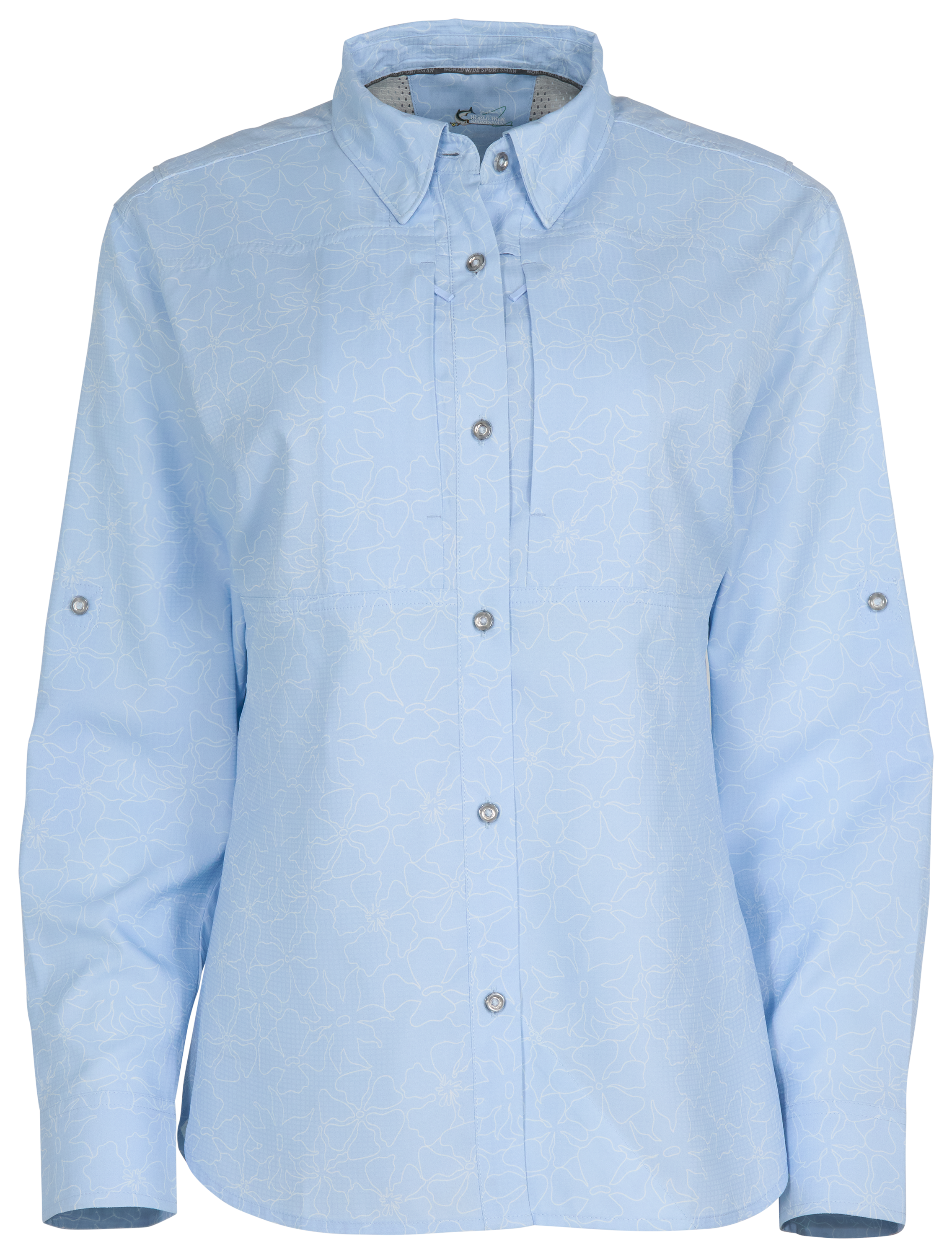 Image of World Wide Sportsman Marina Long-Sleeve Shirt - Floaty Blue