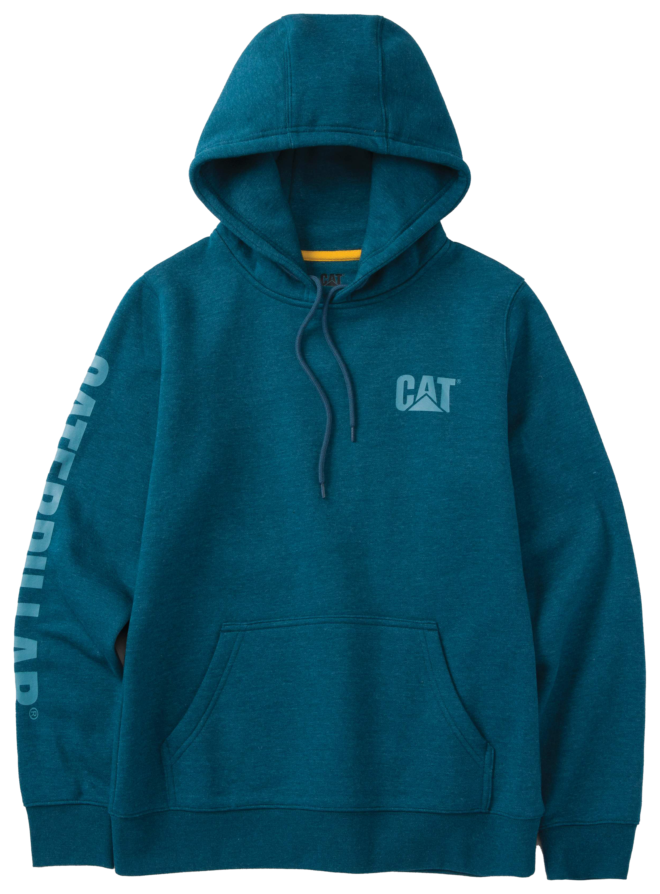 Image of CAT Workwear Trademark Banner Pullover Hoodie for Ladies - Mallard
