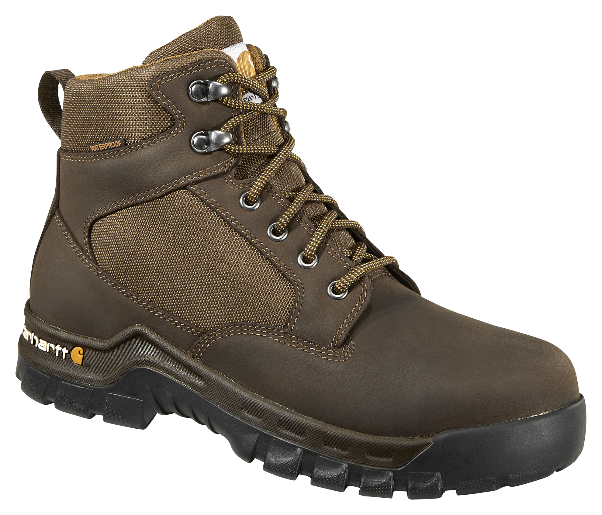Image of Carhartt Rugged Flex Waterproof Work Boots for Men - 7M