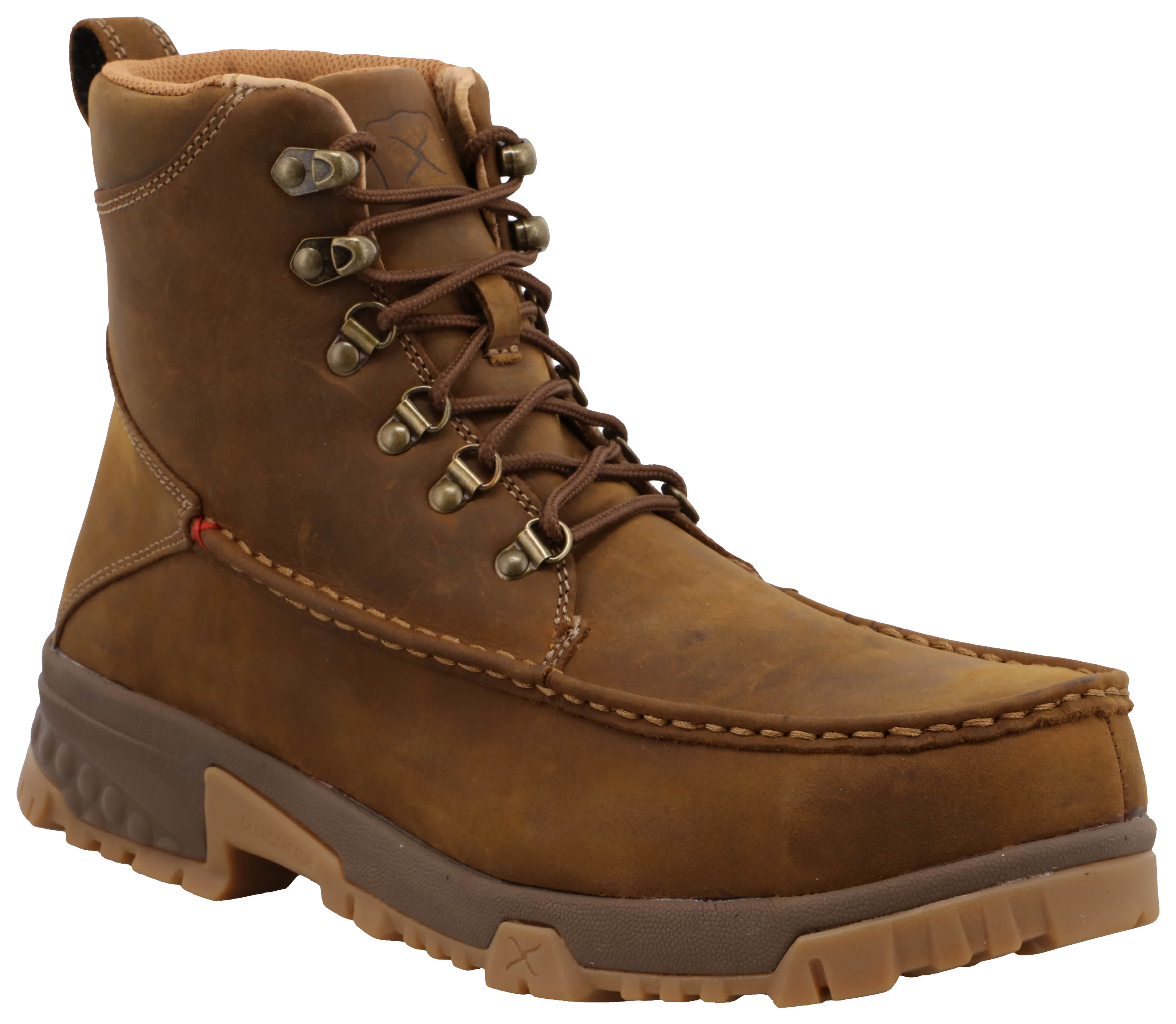 Image of "Twisted X 6"" Lace-Up Composite-Toe Work Boots for Men - 12W"