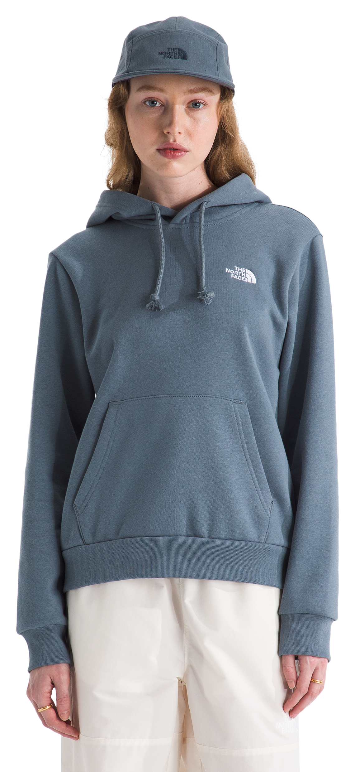 Image of The North Face Evolution Simple Dome Embroidered Hoodie - Granite Grey