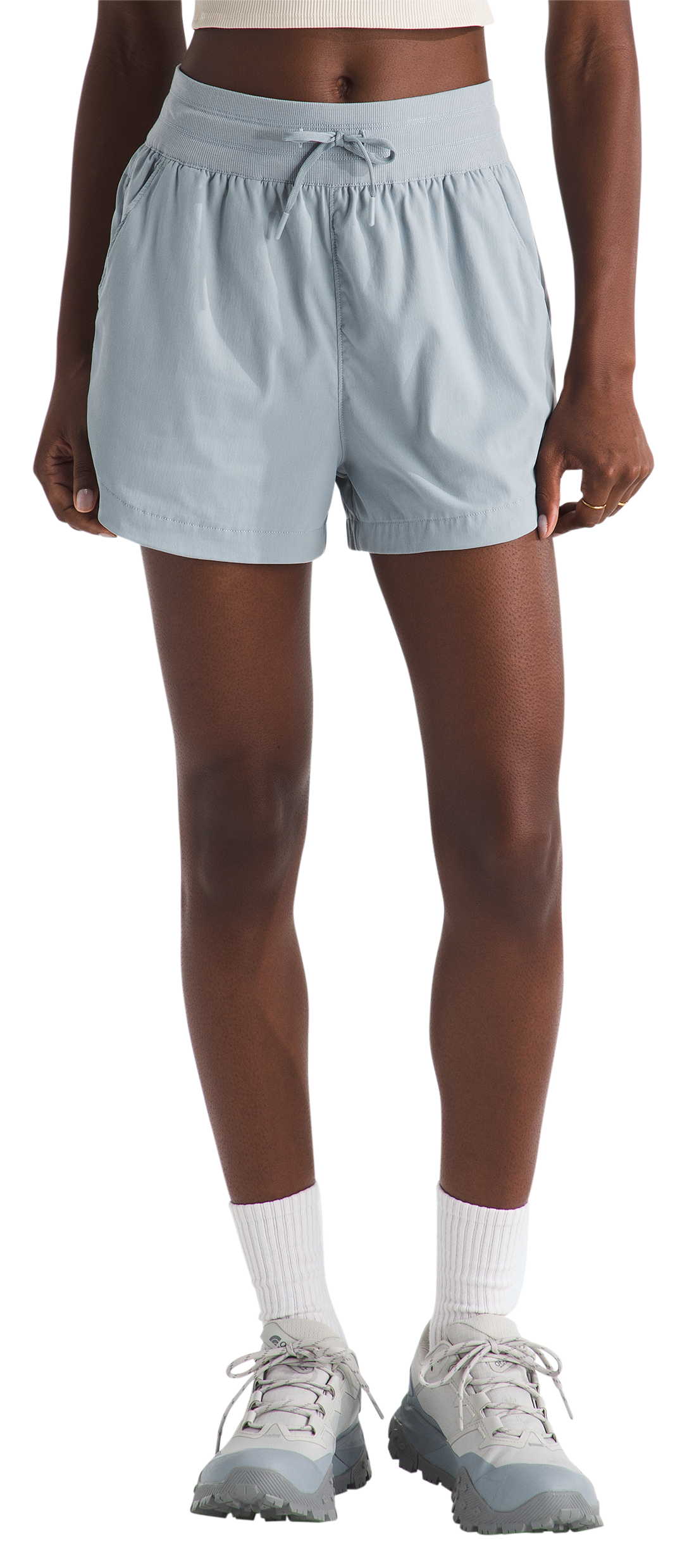 Image of The North Face Aphrodite Arise Shorts - Frost Grey