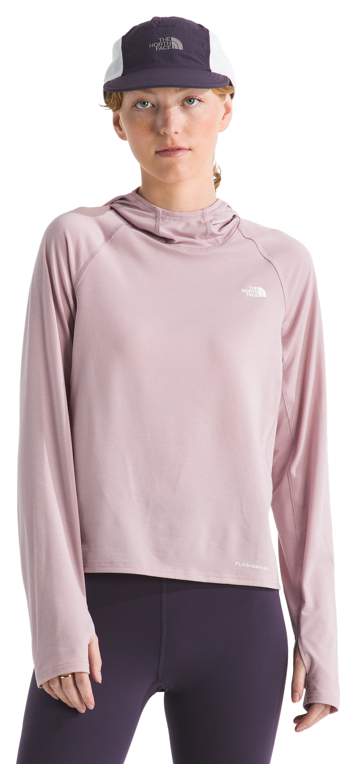 Image of The North Face Adventure Sun Hoodie - Metal Pink - L