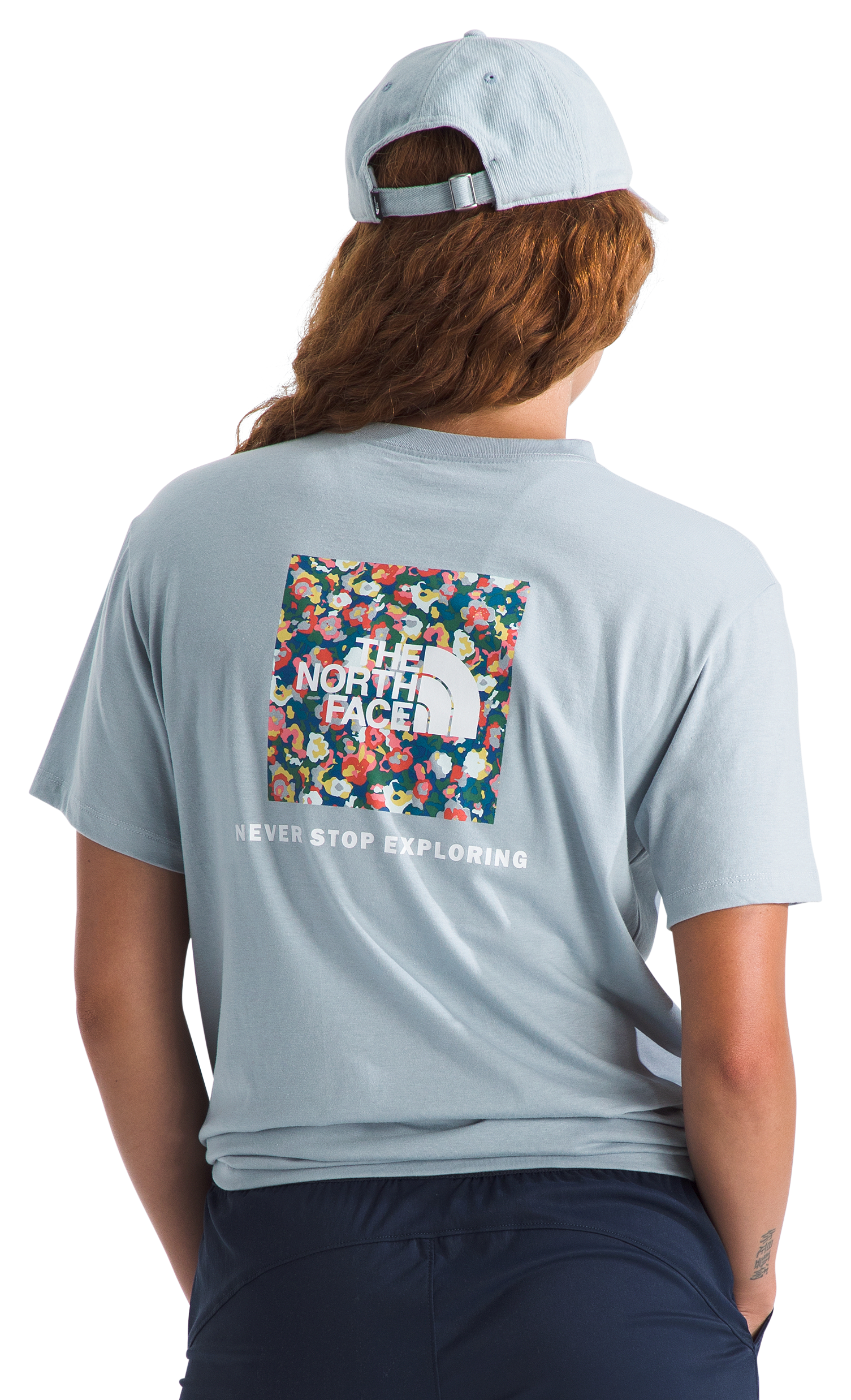 Image of The North Face Wildflower Relaxed Short-Sleeve T-Shirt - Frost Grey