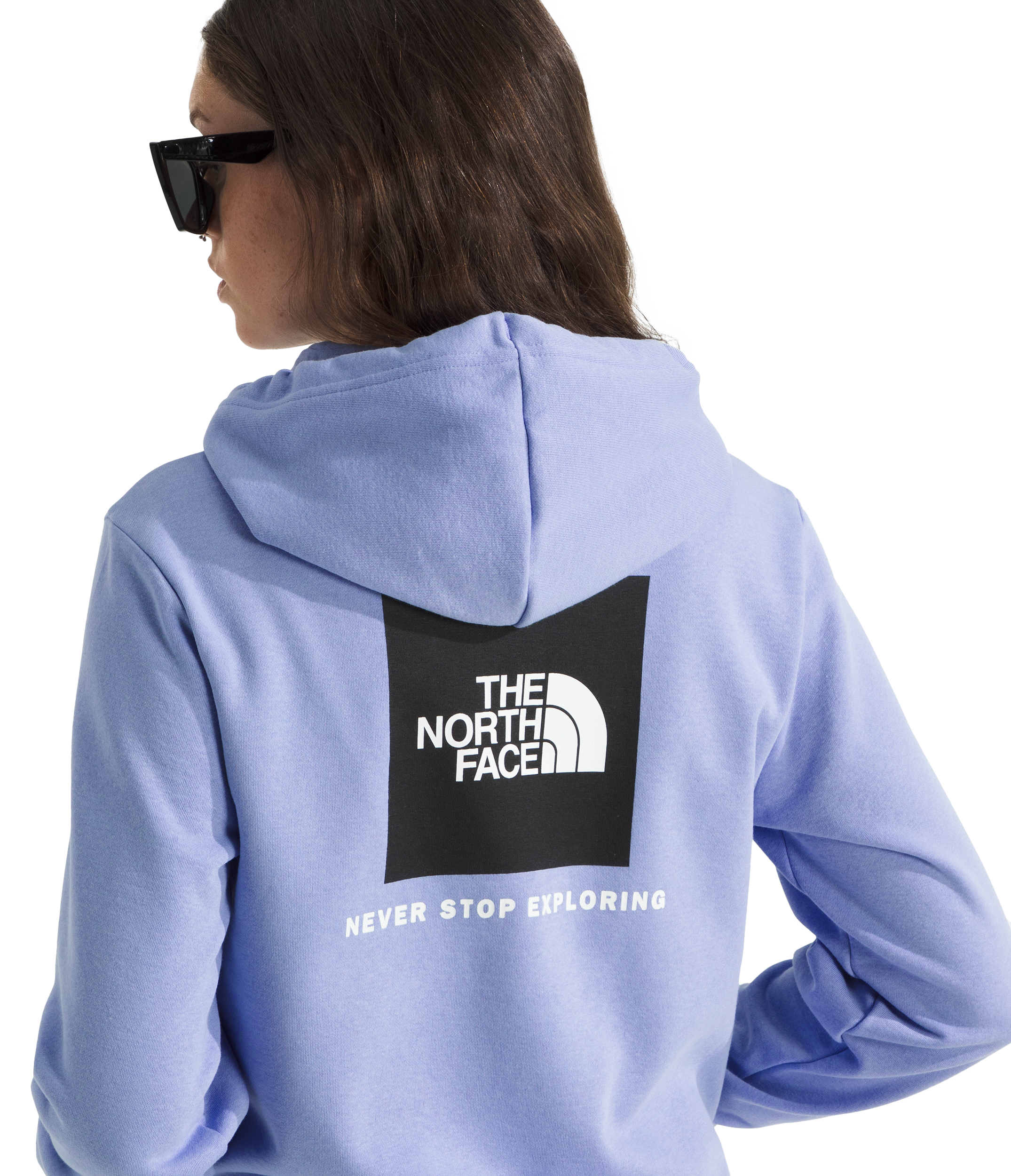 Image of The North Face Evolution Box NSE Hoodie - Periwinkle Glow
