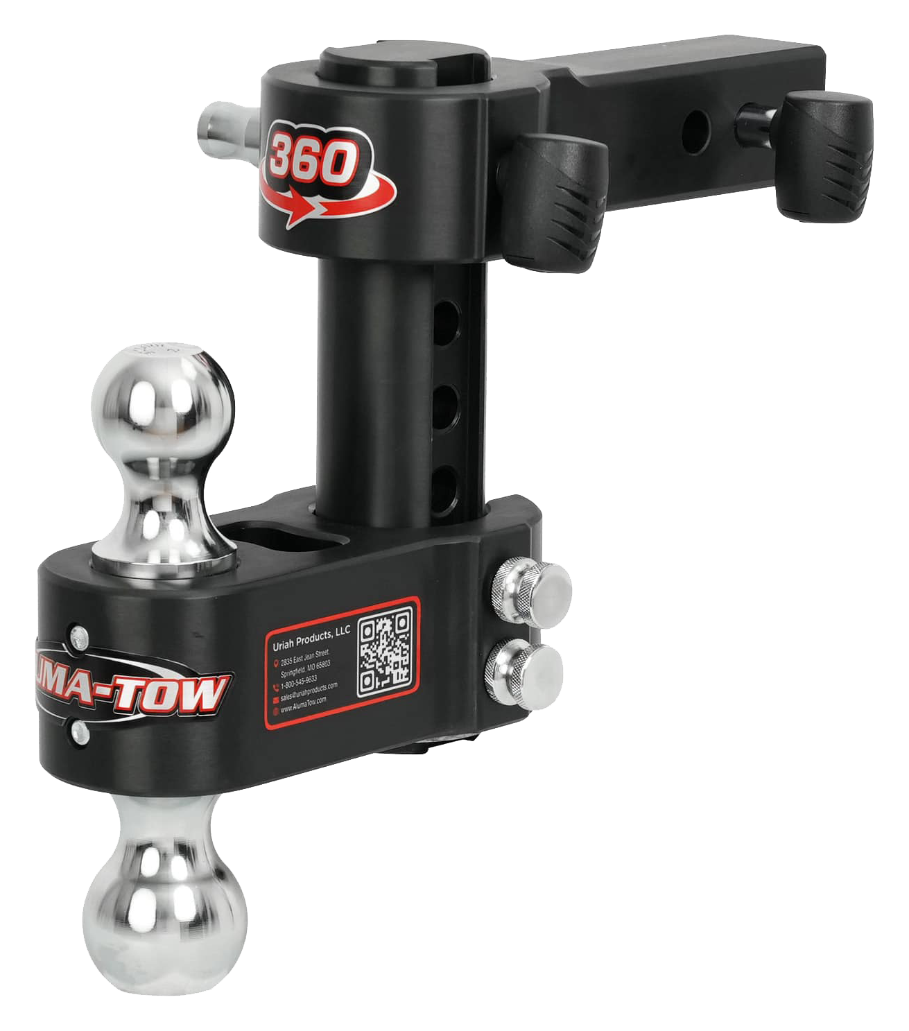 Image of Aluma-Tow 360 Hitch Mount - Black