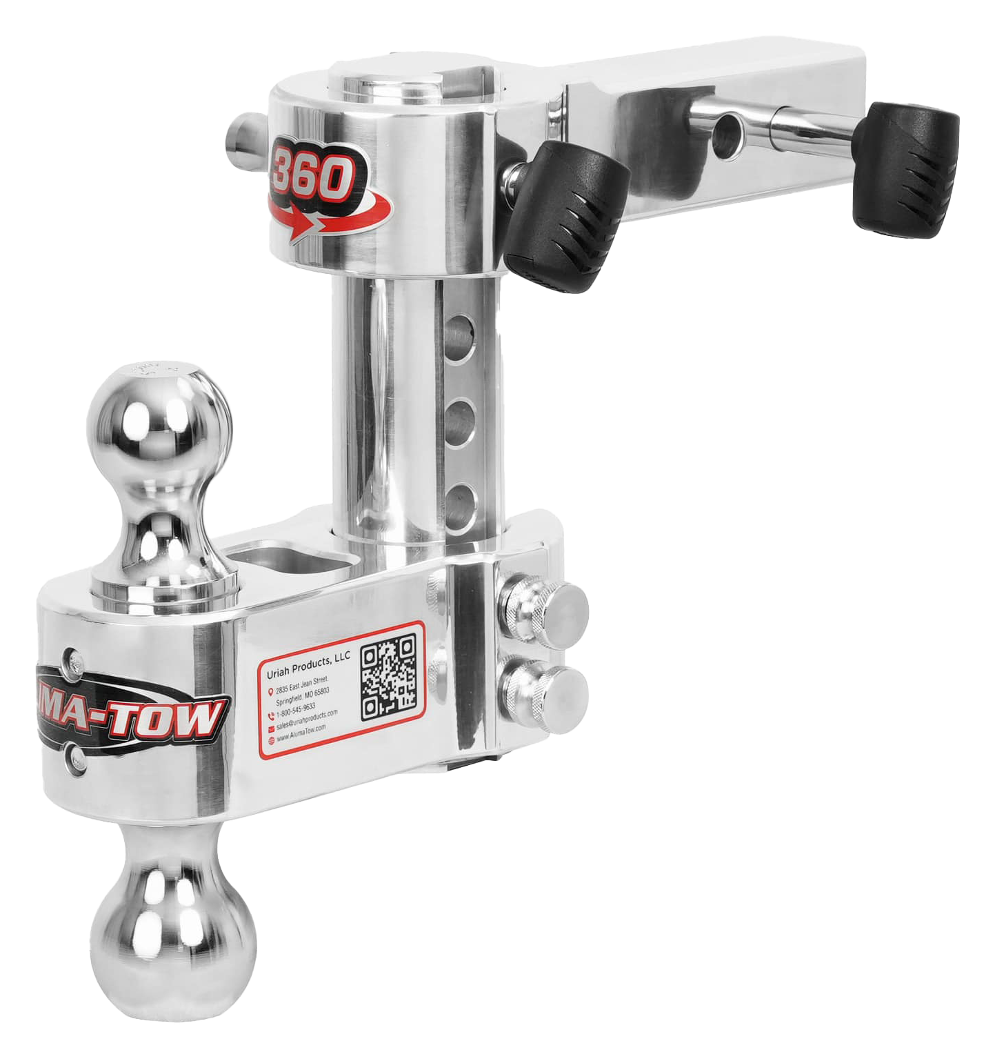 Image of Aluma-Tow 360 Hitch Mount - Silver