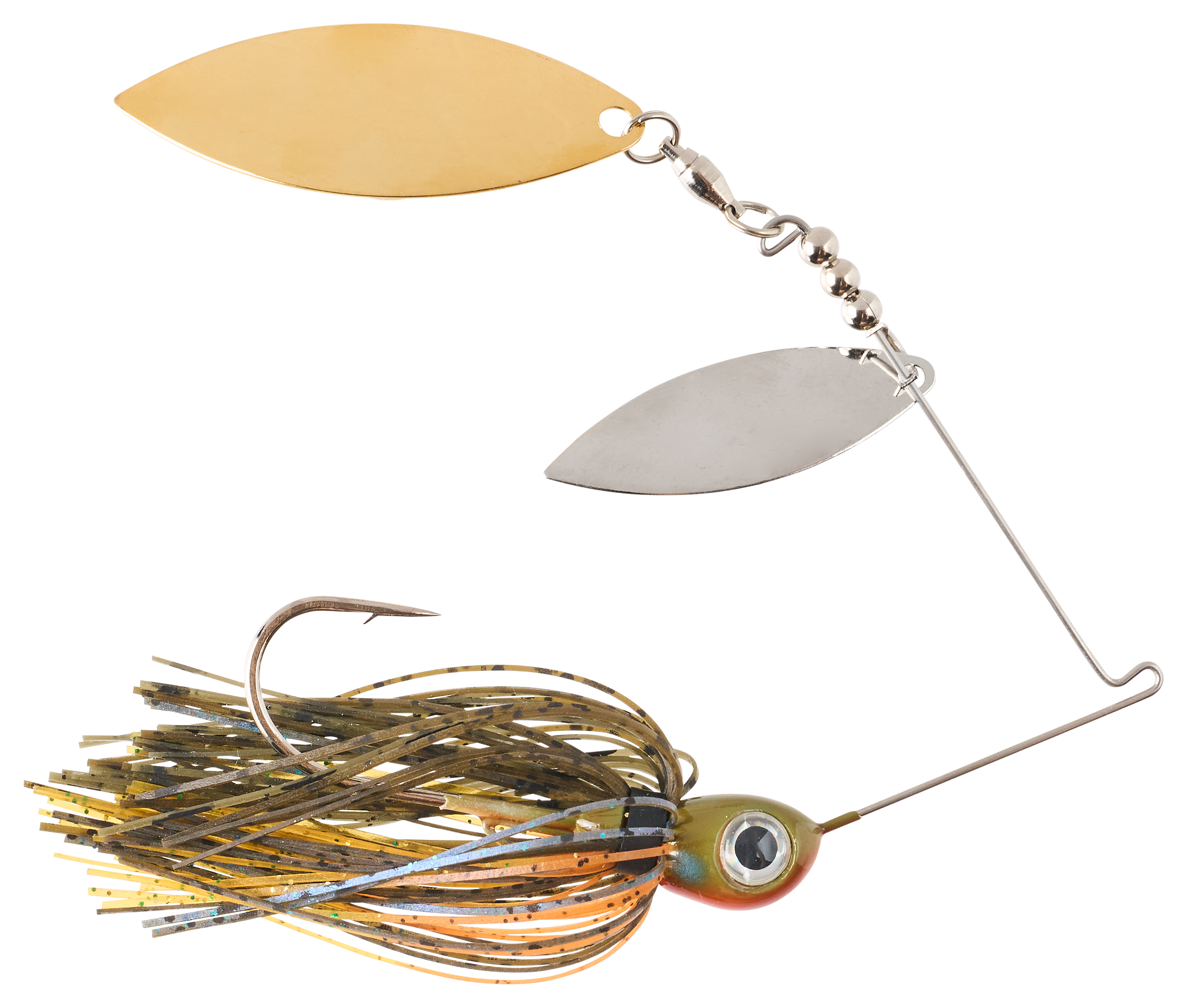 Image of Bass Pro Shops XPS Brawler Blade Double-Willow Spinnerbait - Spawning Gill - 3/8 oz.