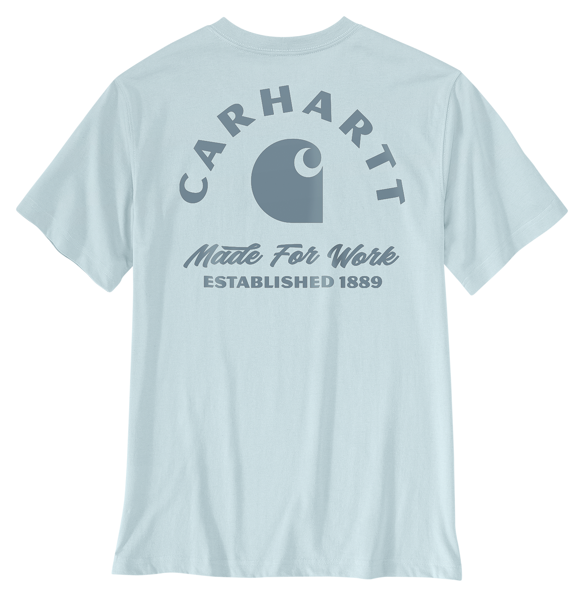 Image of Carhartt Irvine Work Relaxed-Fit Short-Sleeve T-Shirt - Early Fog