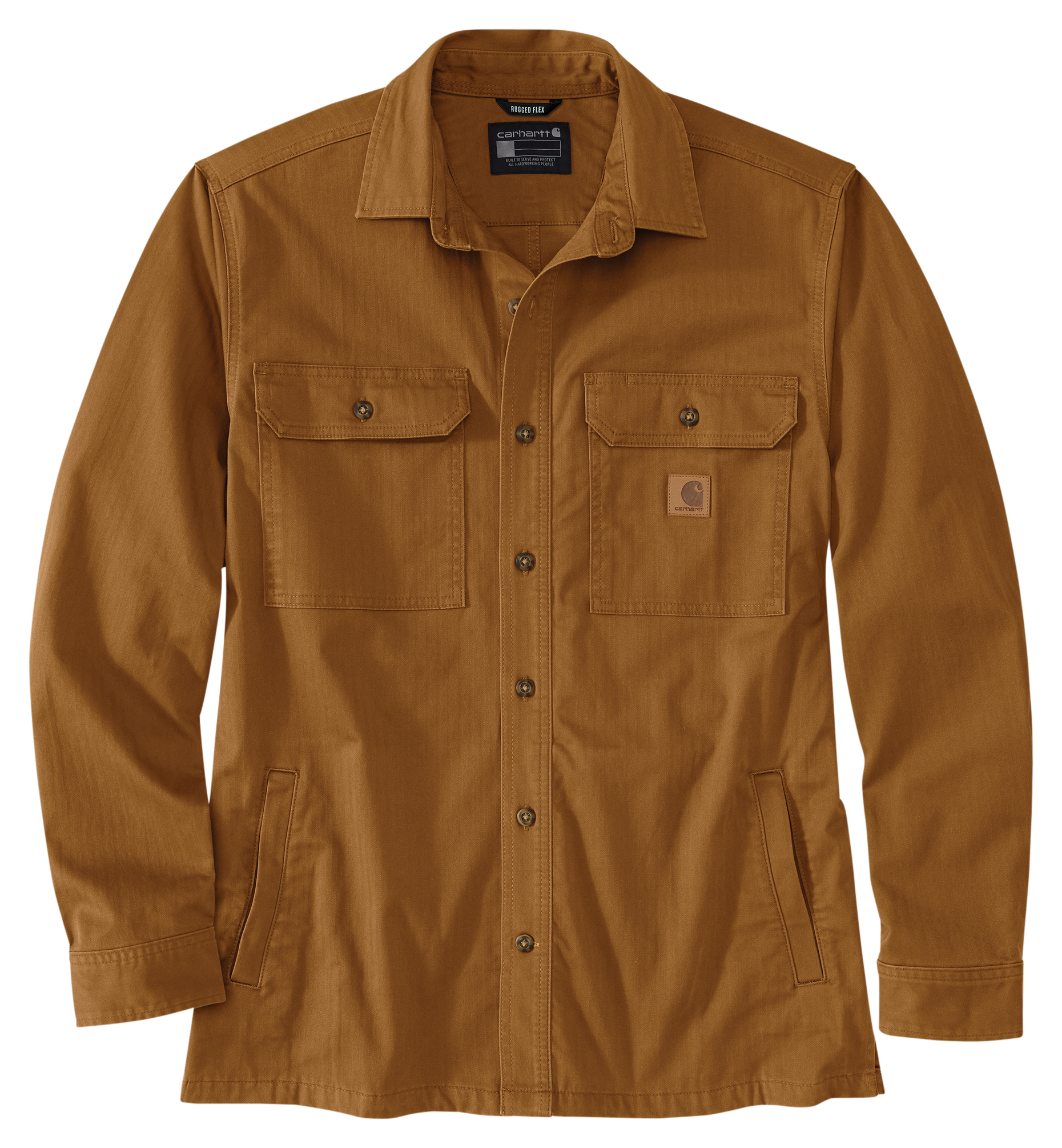 Image of Carhartt Newcastle Long-Sleeve Shirt Jacket - Carhartt Brown - M