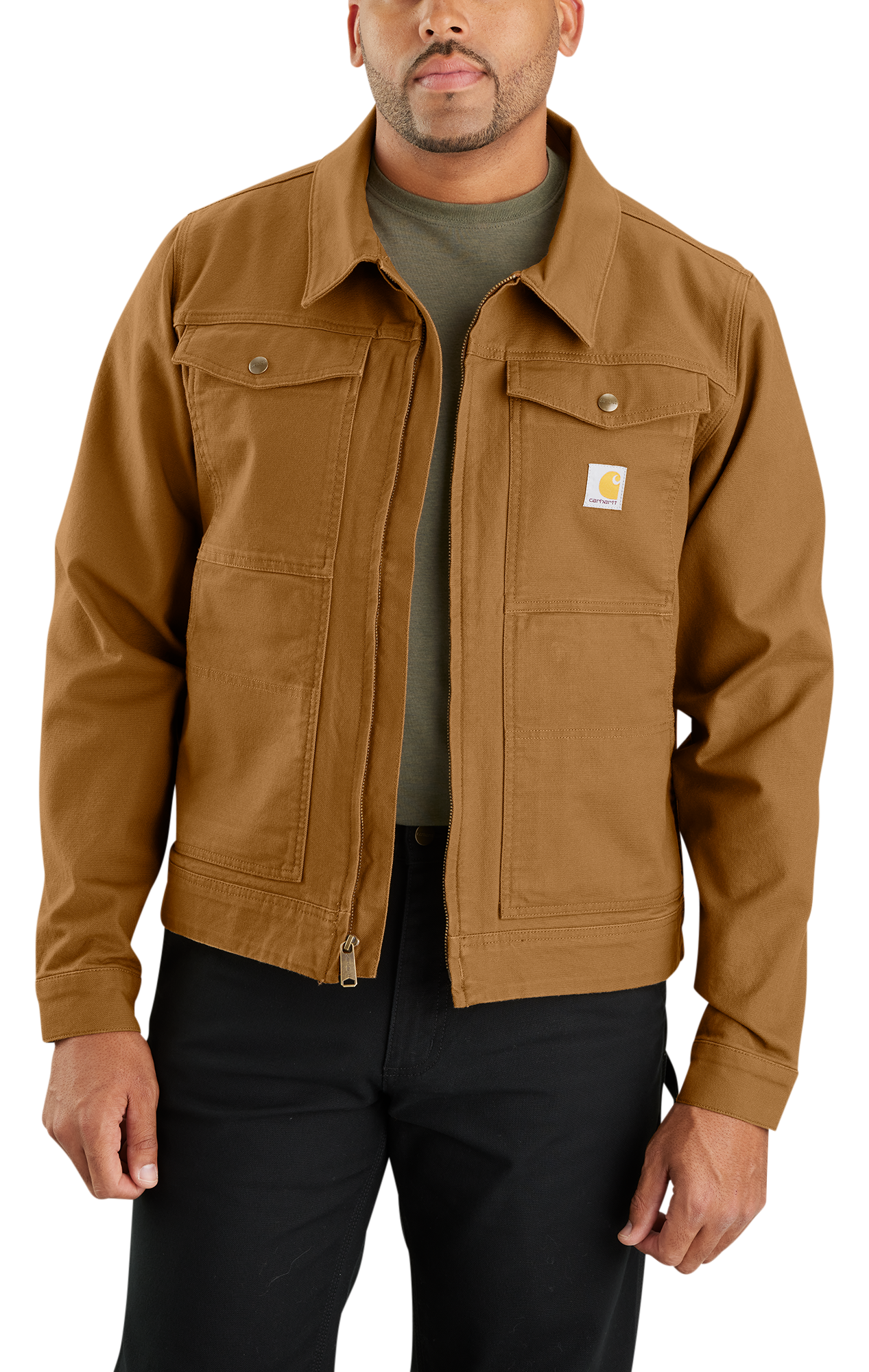 Image of Carhartt Rugged Flex Duck Berwick Jacket - Carthartt Brown - S