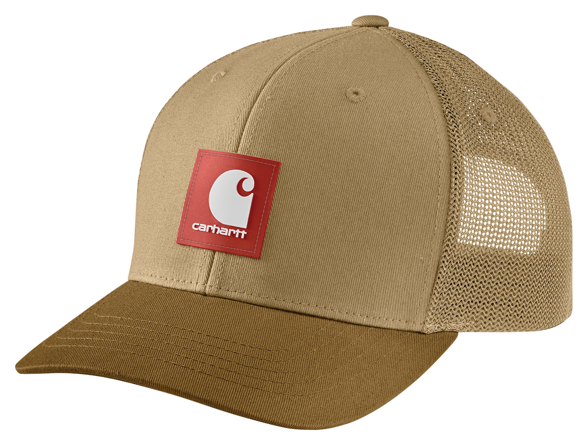 CARHARTT Rugged Flex Twill Logo Patch Mesh-Back Cap